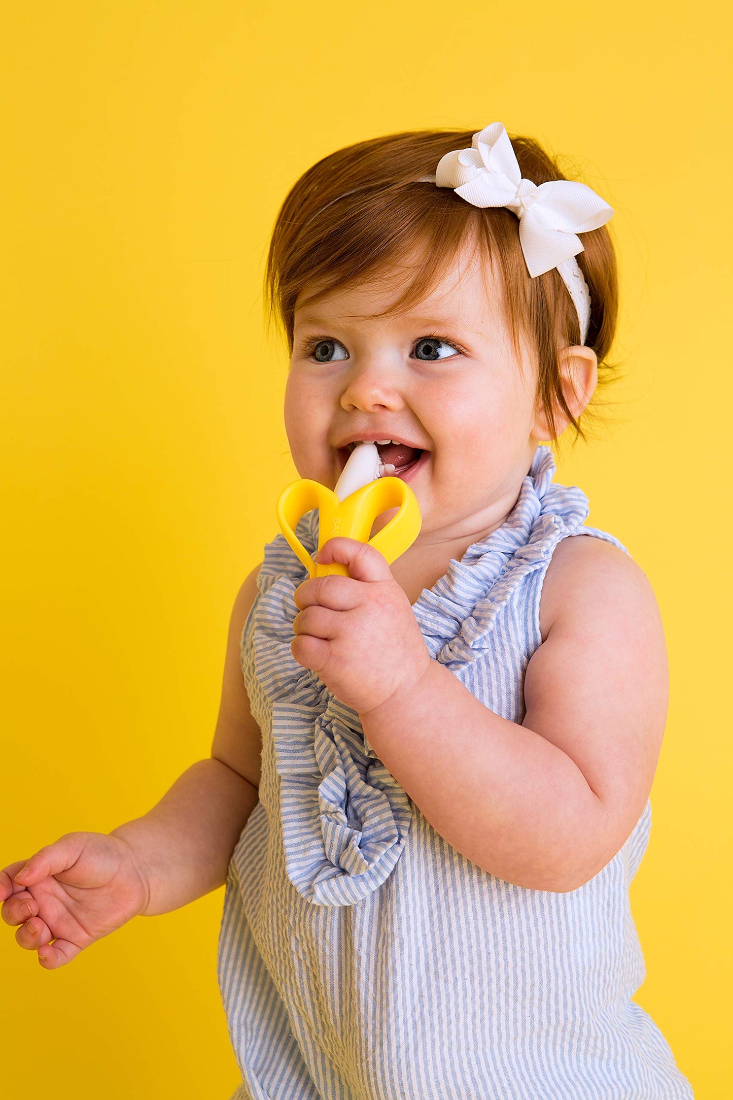 New - Baby Banana infant toothbrush - Yellow