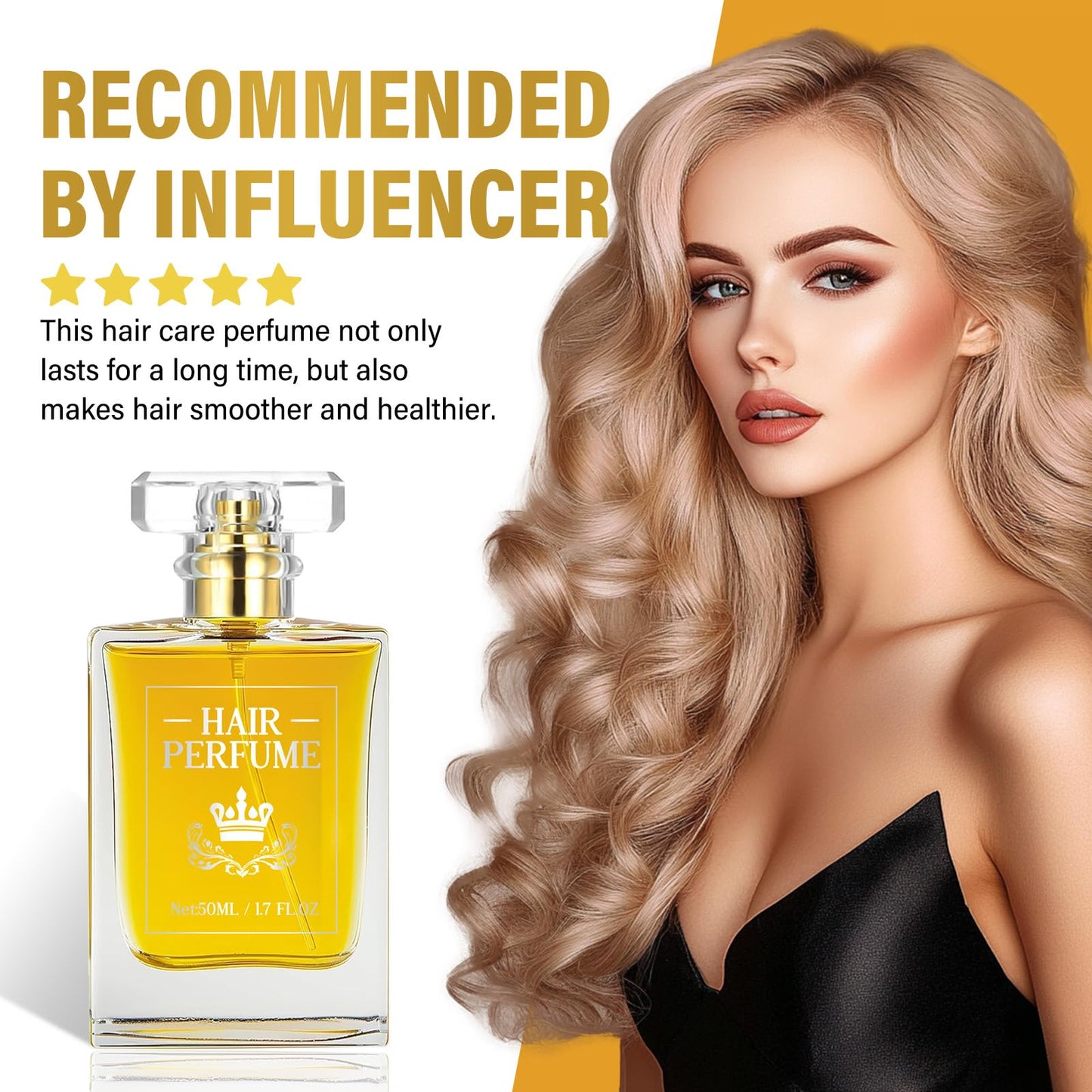Feugole Hair Perfume,Pheromones Perfumes for Women – Pheromone-Infused Mist for Women, Nourishes Dry & Damaged Hair, Long-Lasting Attractive Scent-50ml