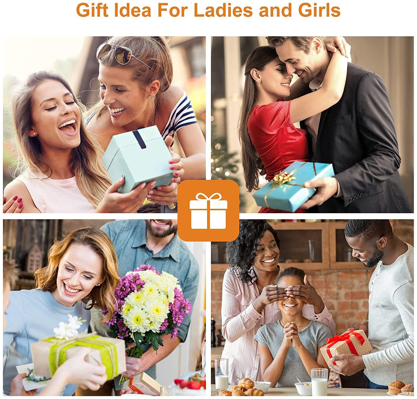 Flymiro Tri-fold Lighted Vanity Makeup Mirror with 3x/2x Magnification,21 LEDs Light and Touch Screen,180 Degree Free Rotation Countertop Cosmetic Mirror,Travel (White)