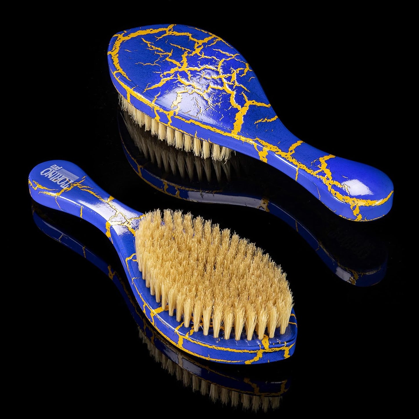 Soft Boar Bristle Curved 360 Wave Brush #131 - Ideal for Laying Down Luxury Waves