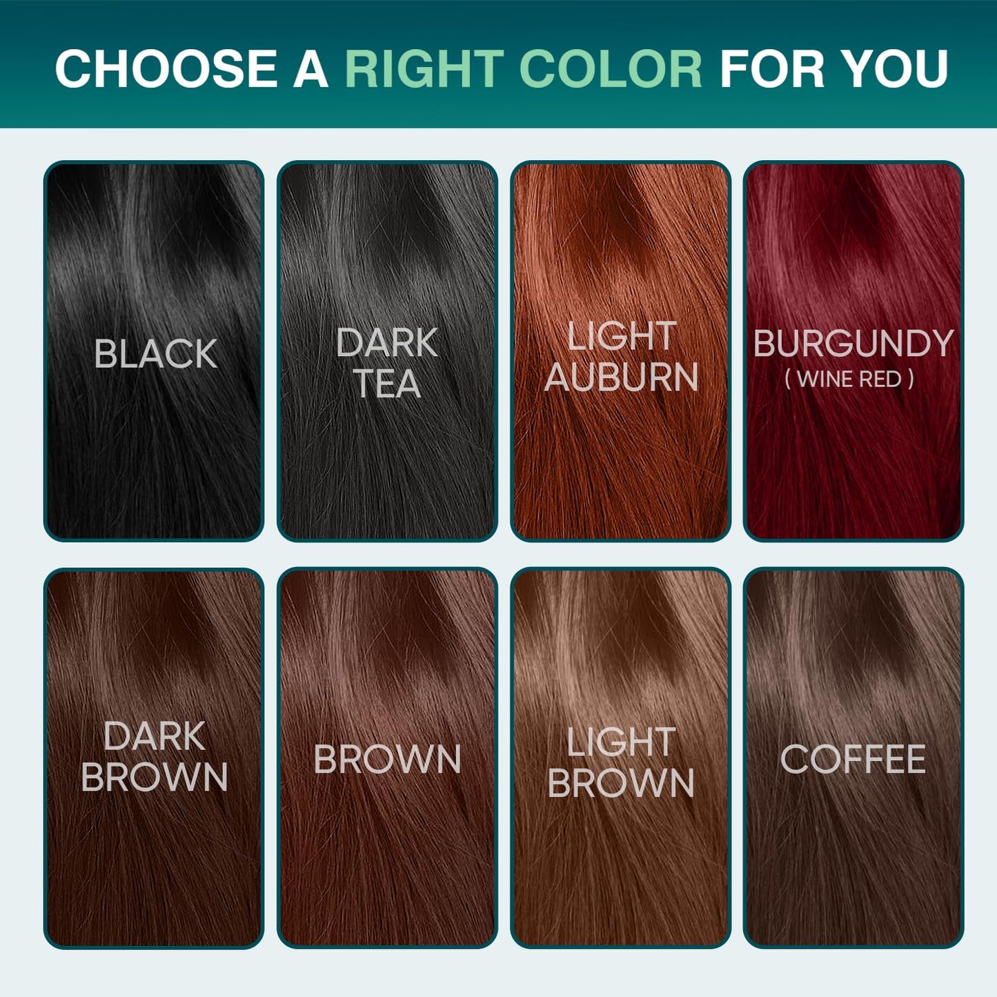 Farndu Hair Dye Shampoo for Women Men, Brown Hair Color Shampoo for Gray Hair Coverage 3 In 1 Champu Para Canas Mujer