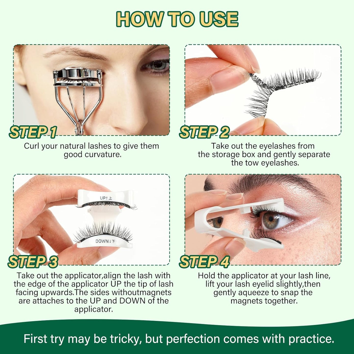 DIY Lash Extension Kit - 280 Soft Cluster Lashes, 100D Curl, Easy Application with Bond & Seal