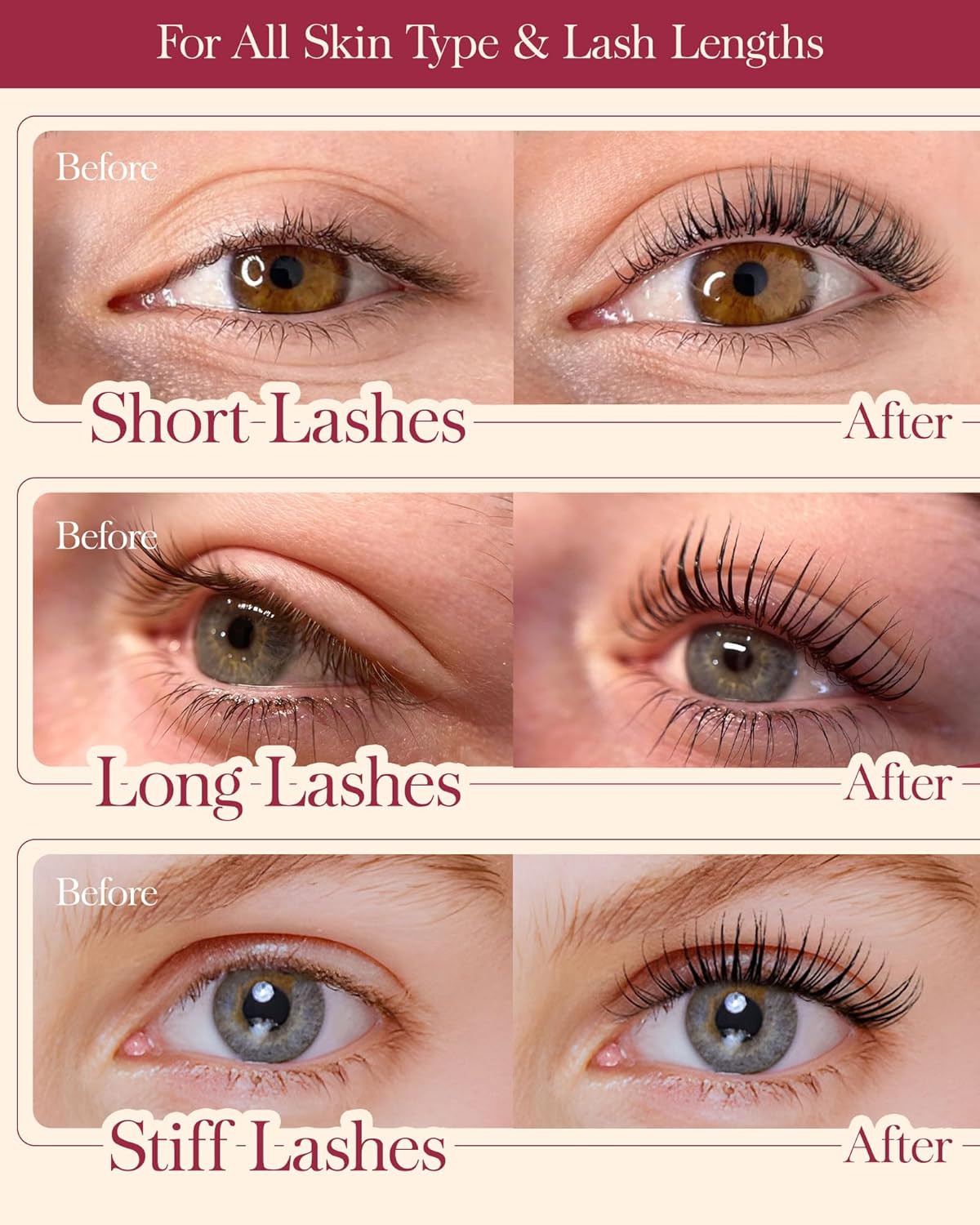 Lash Lift Kit by BEYELIAN - Professional Eyelash Perming & Curling for Salon & DIY Use