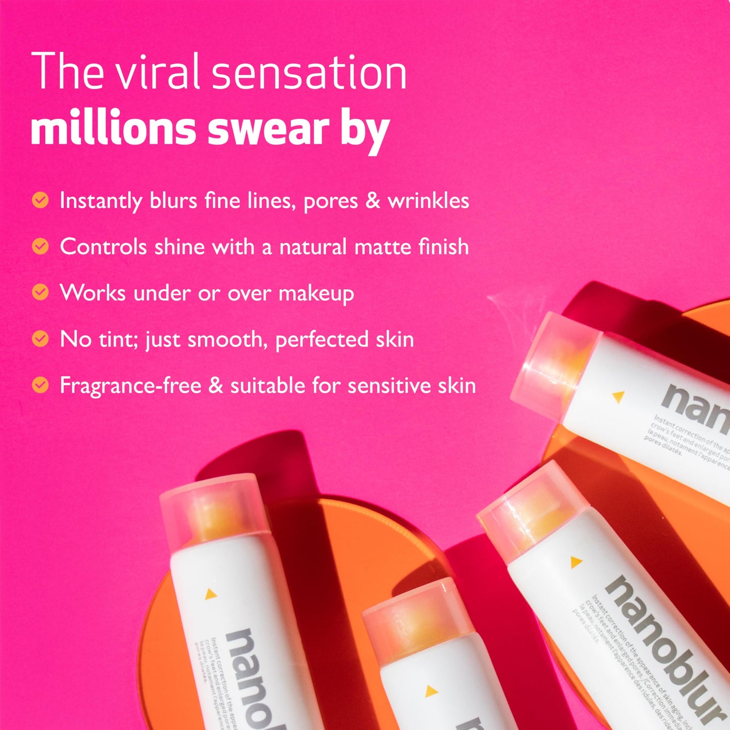 Indeed Labs Nanoblur | Nano-Optic Blurring Technology to Instantly Even Out Complexion and Soften Appearance of Lines & Wrinkles | Mattifying Wrinkle Blur Face Cream | for All Skin Types, (30 mL)