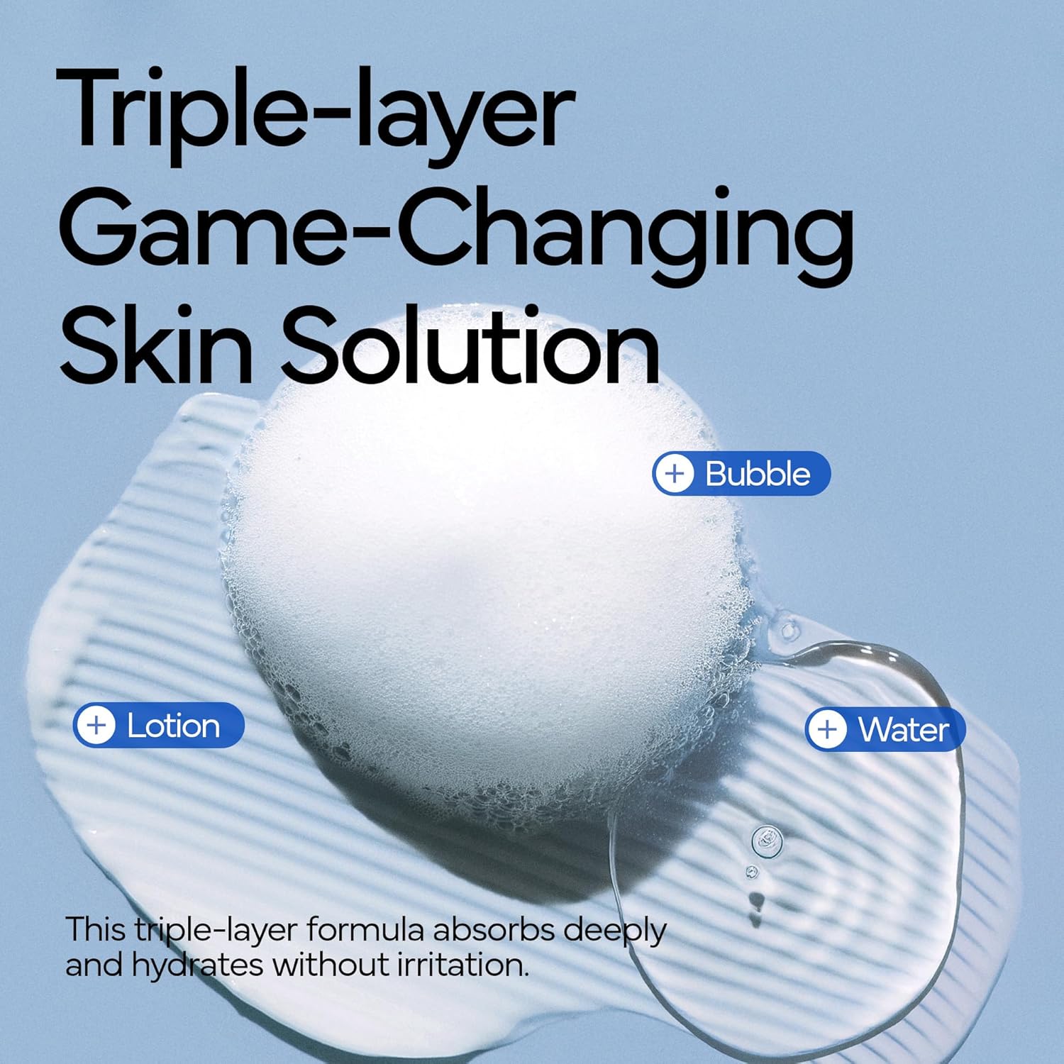 Rice Milky Foam Bubble Toner for Sensitive Skin | Hydrating & Calming with Niacinamide & Rice Extract (150ml)
