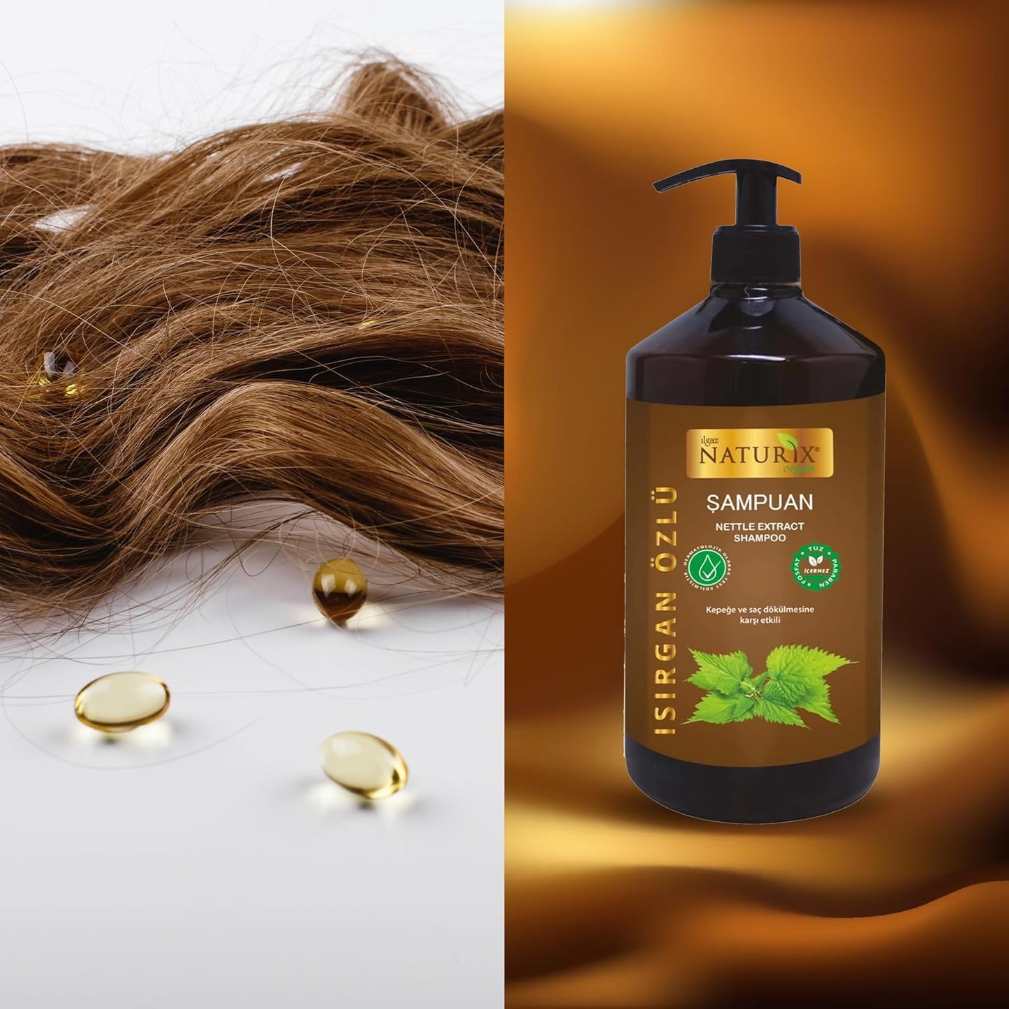 Organic Nettle Extract Shampoo for Hair Growth | Nourishing Hair Care Solution