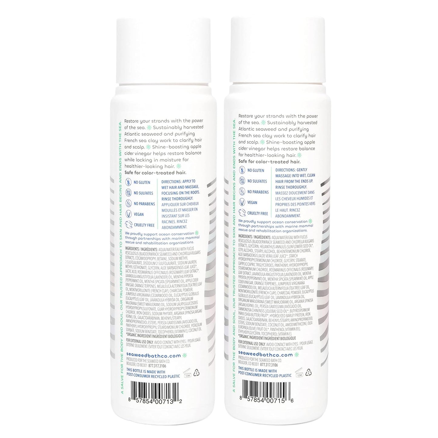 Gentle Shampoo & Conditioner Set - Unscented Hair Care with Hyaluronic Acid & Argan Oil for Sensitive Scalps - 12 oz (Pack of 2)
