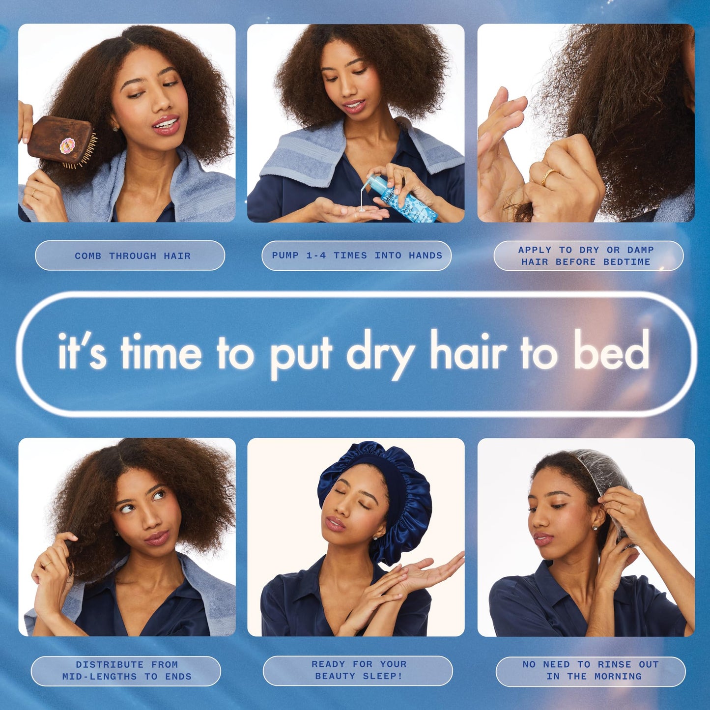 amika dream routine overnight hydrating hair mask, 100ml