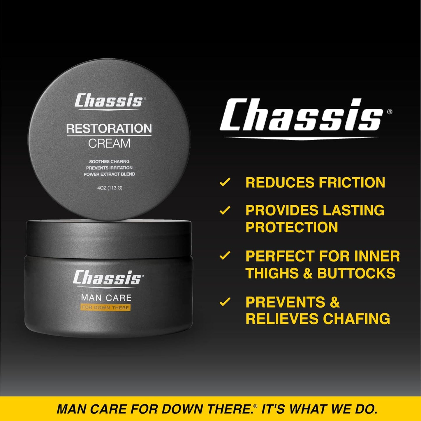 Chassis Restoration Cream - Moisturizing Chafing Relief for Comfort & Care