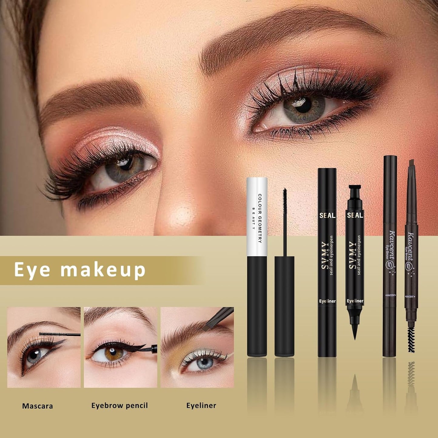 Teen Makeup Kit - Complete Set for Girls | Eyeshadow, Lip Gloss & More | Perfect Christmas Gift