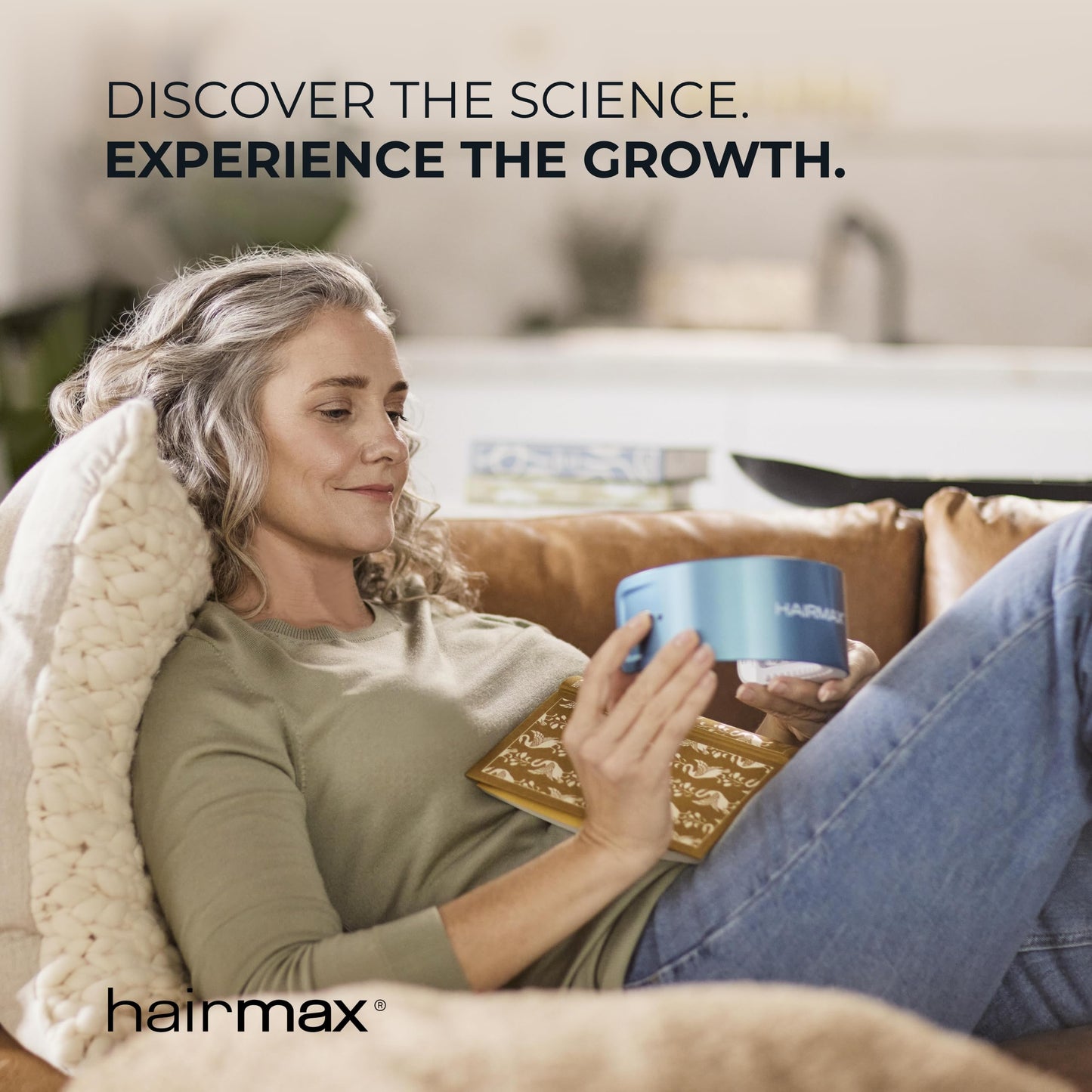 Hairmax LaserBand 82 - Hair Growth and Regrowth Treatment - Restores Natural Hair Cycle - Home-Use Medical Device With Medical Grade Lasers
