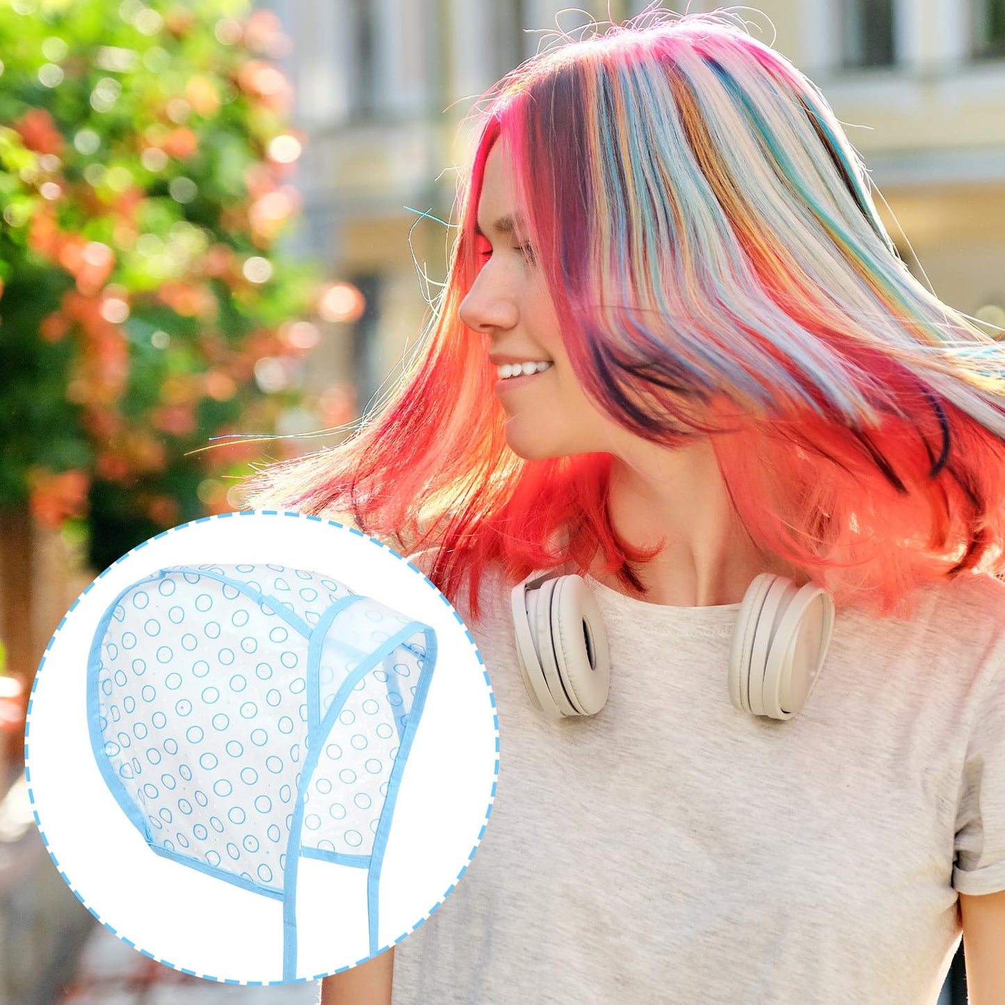 6 PCS Highlights Hair Color Kit, With 2 Coloring Caps, 2 Spatula With Crochet Hook, 2 Dye Brush, Hair Highlighting Kit Styling Tools for Salon & DIY Dyeing