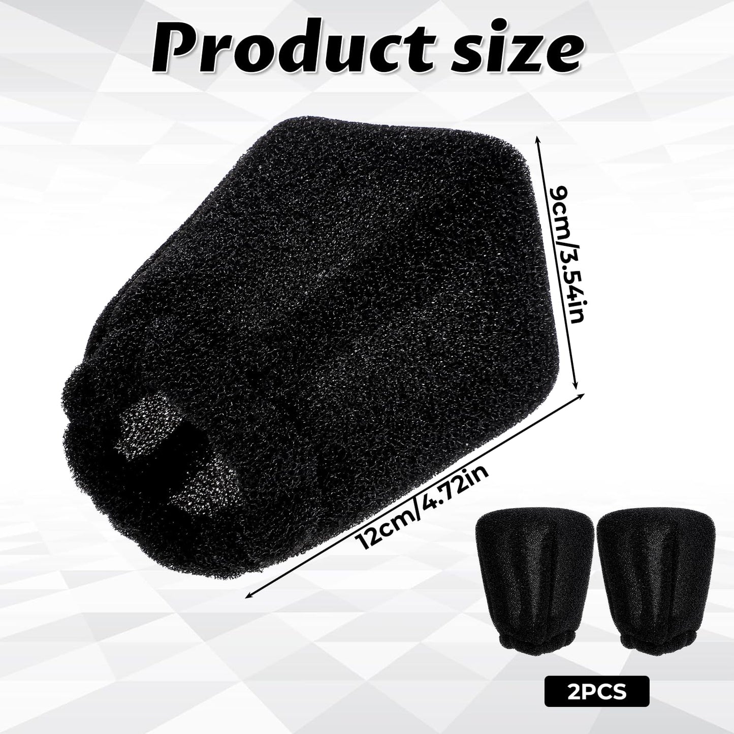 BOHUIZ 2Pcs Hair Dryer Sock Diffuser Cover, Universal Sponge Hair Dryer Diffuser Cover Hair Dryer Attachment Portable Soft Curly Hair Diffuser Cap for Home Travel Hotel Hairstyling Accessories