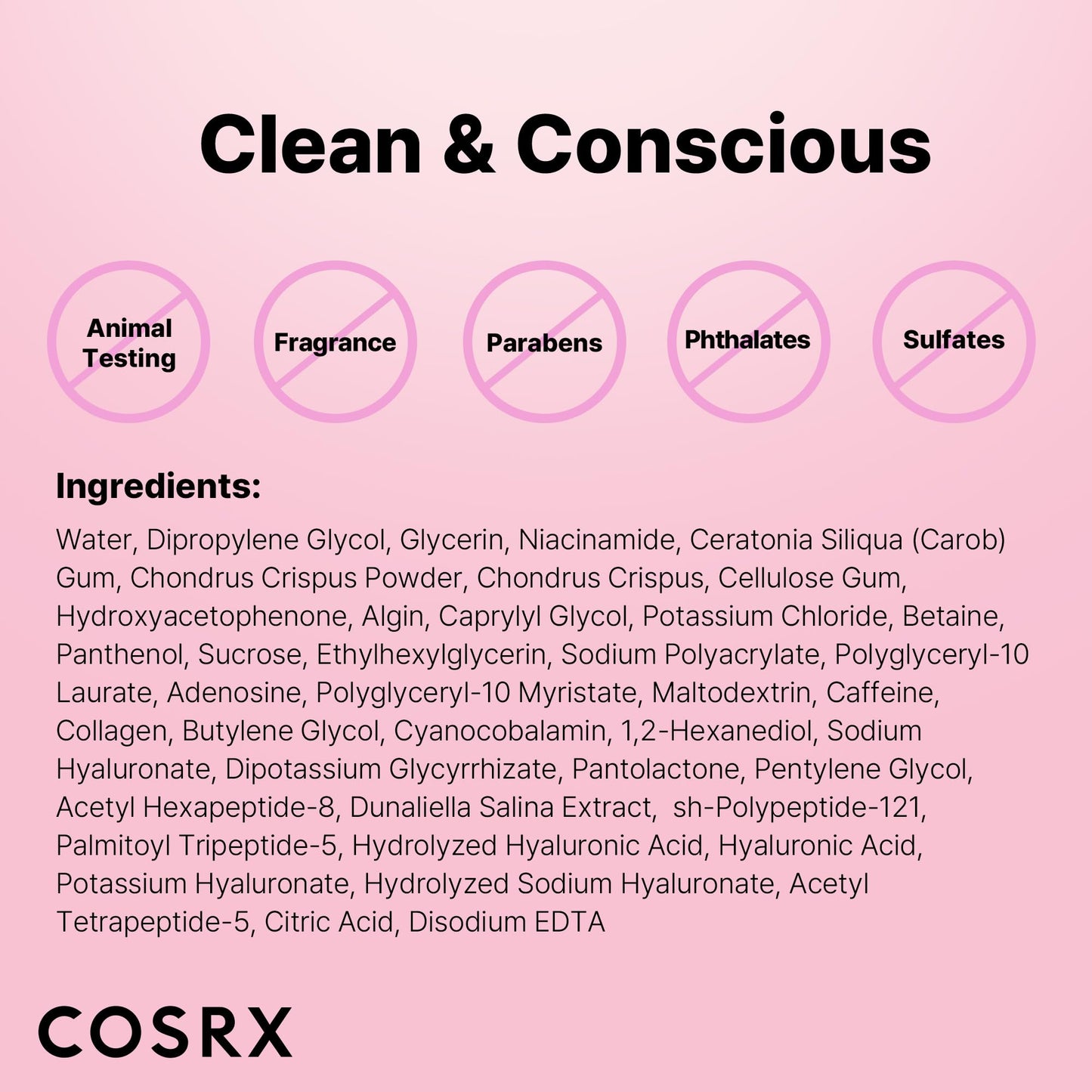 COSRX Under Eye Mask, Peptide Collagen Hydrogel Eye Patch for Puffy Eyes and Dark Circles, 60 Under Eye Patches, Korean Skin Care