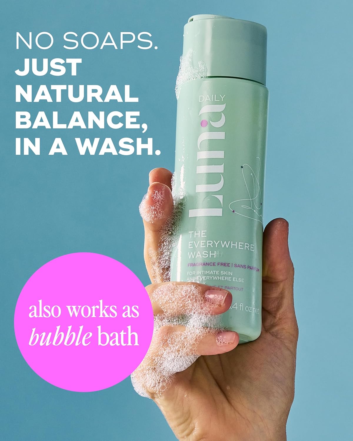 Fragrance-Free Feminine Wash - pH-Balanced Hydrating Cleanser for Sensitive Skin, 250ml