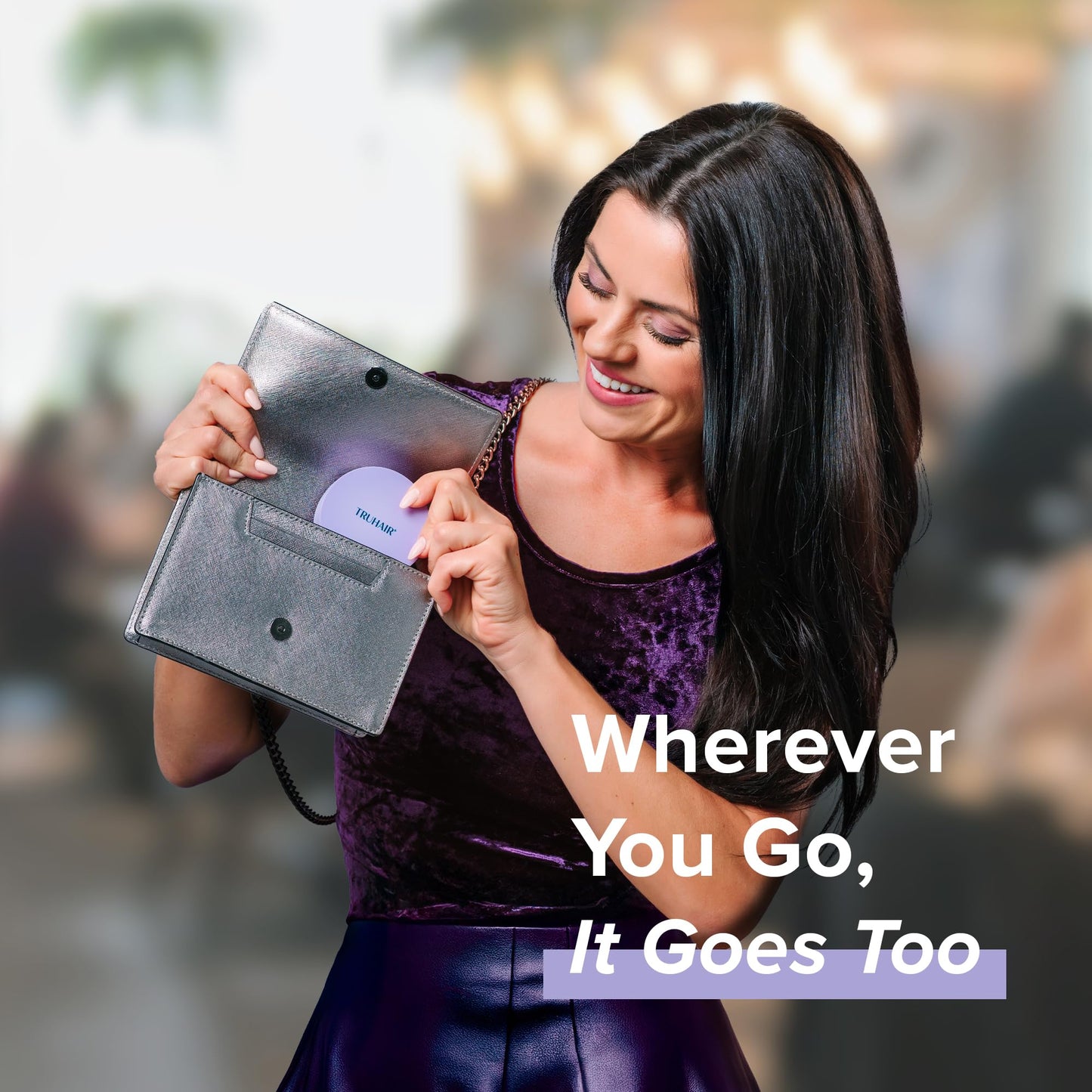 TRUHAIR Root & Scalp Cover Up Pressed Powder Compact Refill, Waterproof, Weightless Hair Coverage & Bald Spot Concealing, Root Touch Up Hair Color for Gray Coverage & Thinning Areas, 0.35 Oz (White)