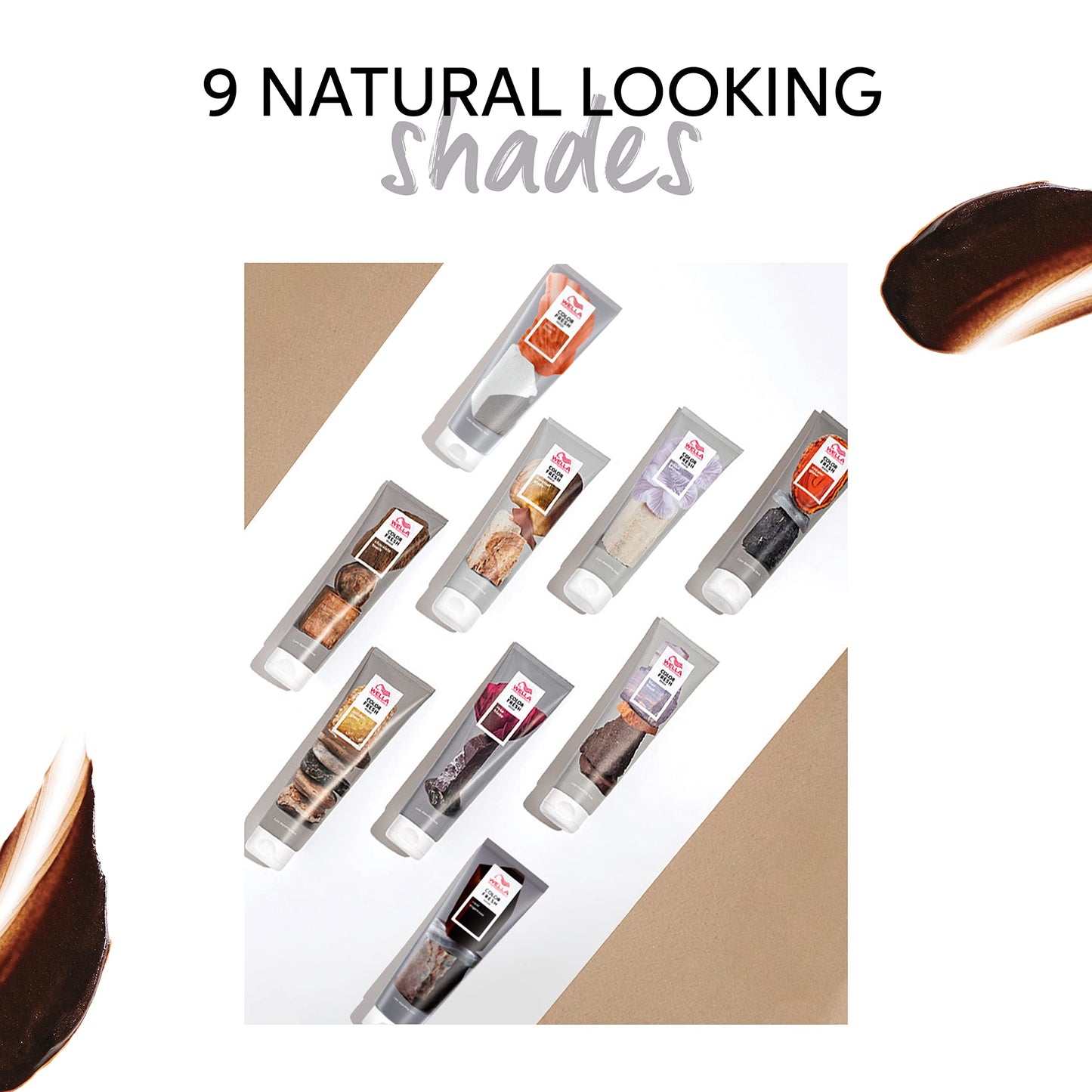 Wella Professionals Color Fresh Mask | Chocolate Touch | Natural Shade | Hair Color-Depositing Mask | Vegan Formula with Avocado Oil | Zero Damage | No Silicone | 5 Fl Oz