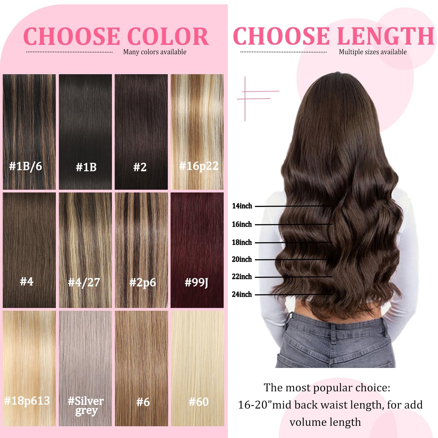 Clip in Hair Extensions Real Human Hair Seamless Balayage Human Clip ins Extensions for Women Invisible Straight 8Pcs Double Weft Dark Brown Highlight Chestnut Brown 16inch 90g