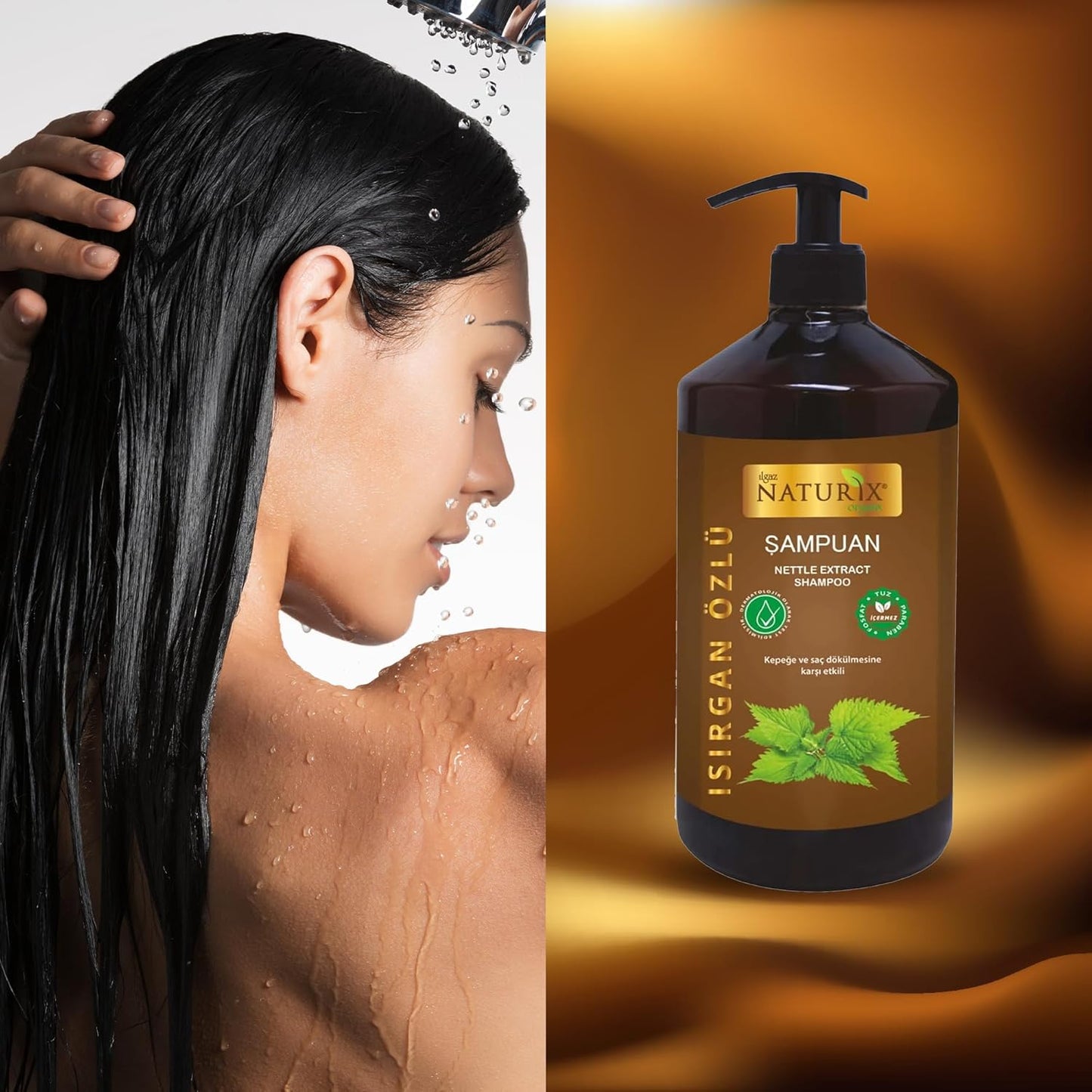 Organic Nettle Extract Shampoo for Hair Growth | Nourishing Hair Care Solution