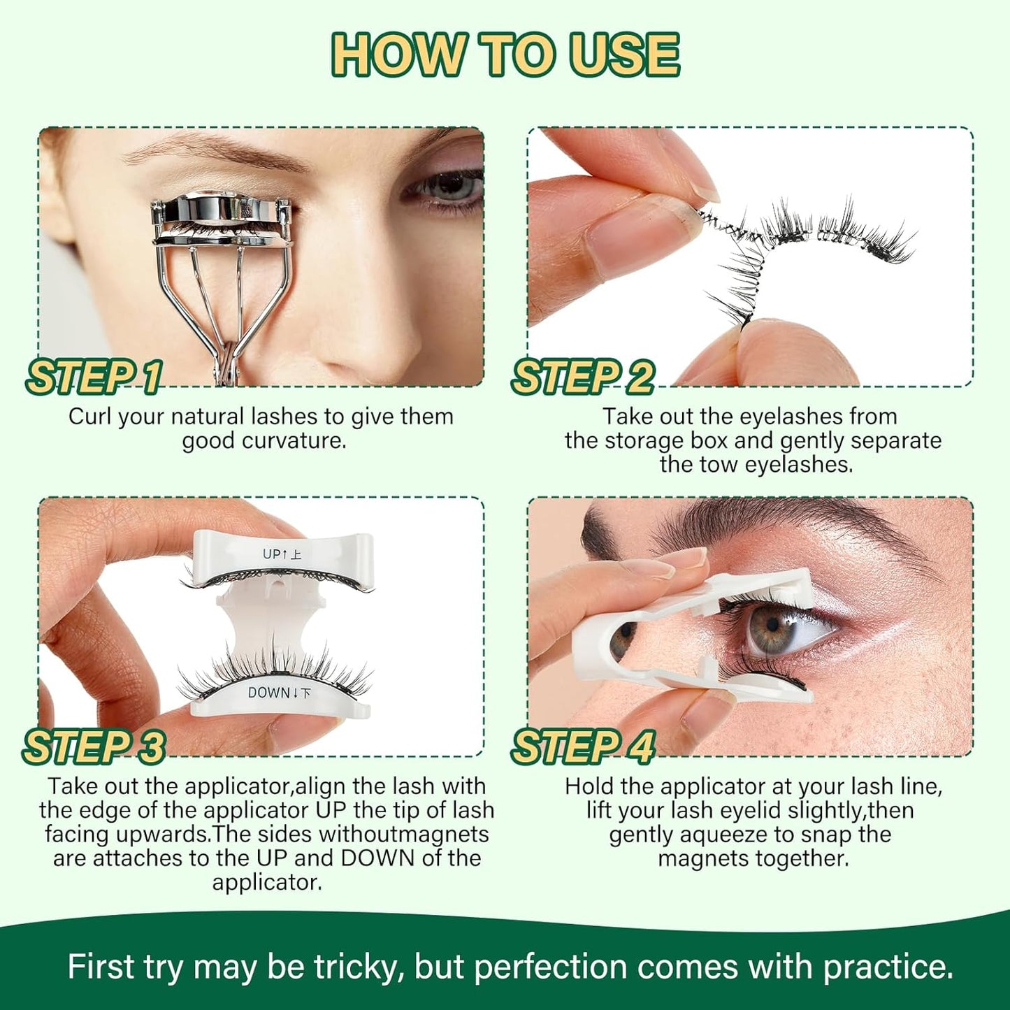 DIY Lash Extension Kit - 280 Soft Cluster Lashes, 100D Curl, Easy Application with Bond & Seal