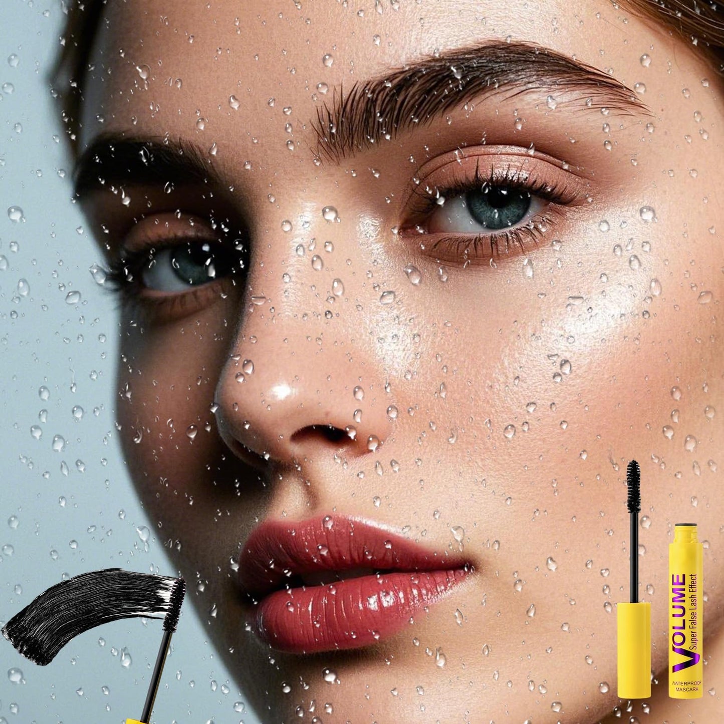 Mascara for Older Women 60 plus, Smudge-Proof Length Formula for Bold, Separated Lashes, 9ml Waterproof Long-Lasting Natural Look (1-Pack)