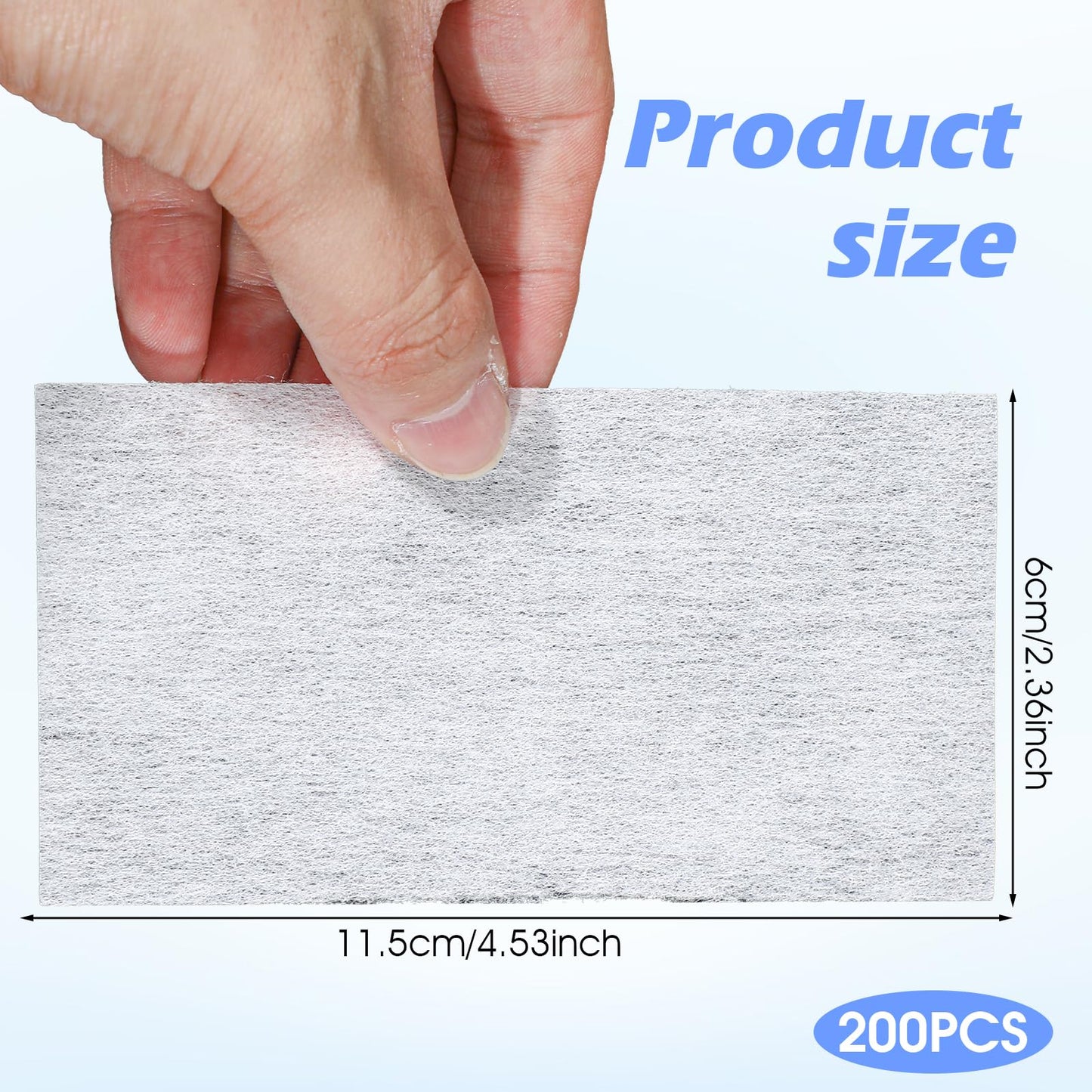 BOHUIZ 176 Pcs Disposable Perm Papers for Hair, High Temperature Resistant End Papers for Hair Perm White Thickened Curling Tools for Cold Hot Perms Professionals Salon Home