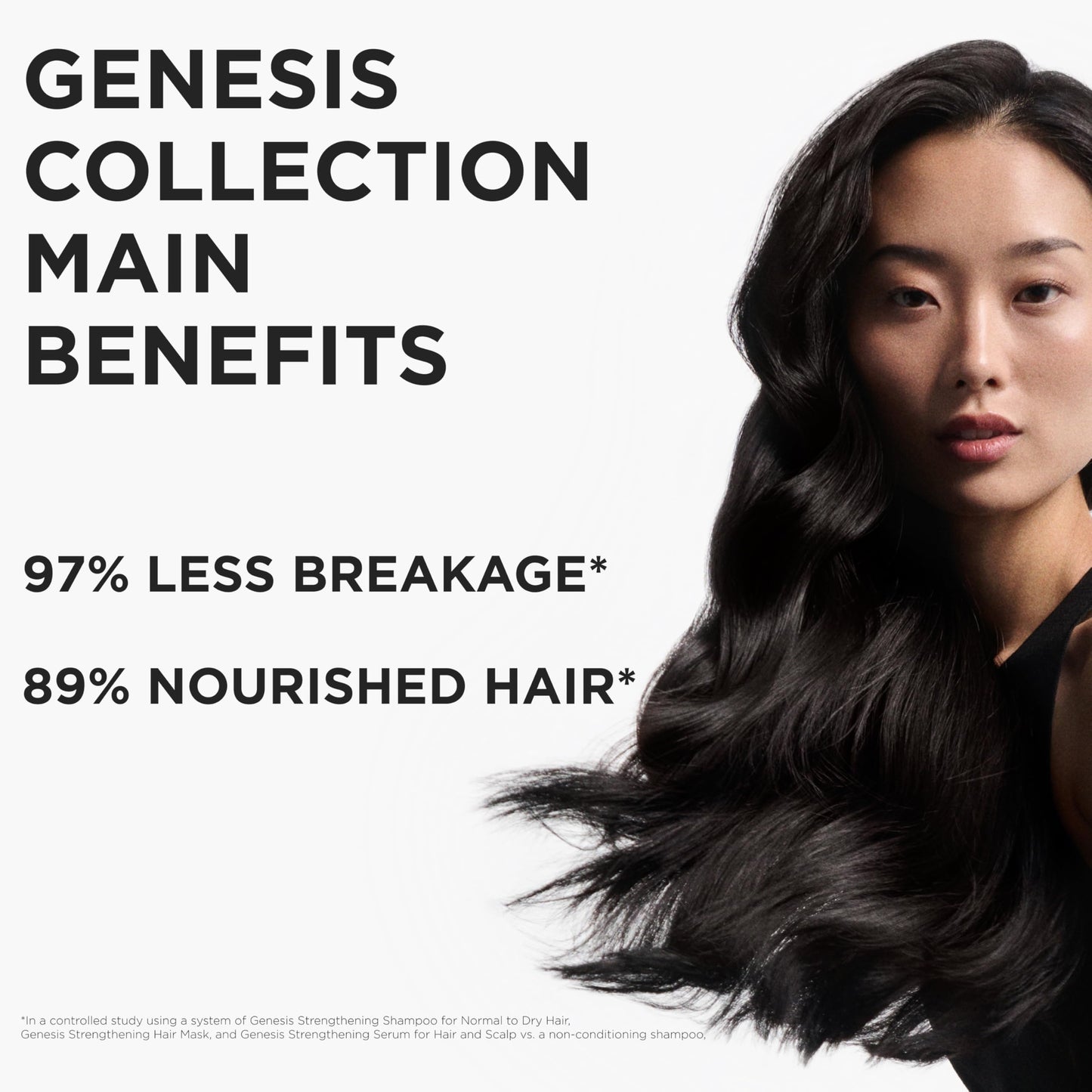 Kerastase Genesis Hair Serum - Prevents Hair Fall from Brushing, Strengthens Weak Hair, Enriched with Ginger & Caffeine, 97% Less Breakage