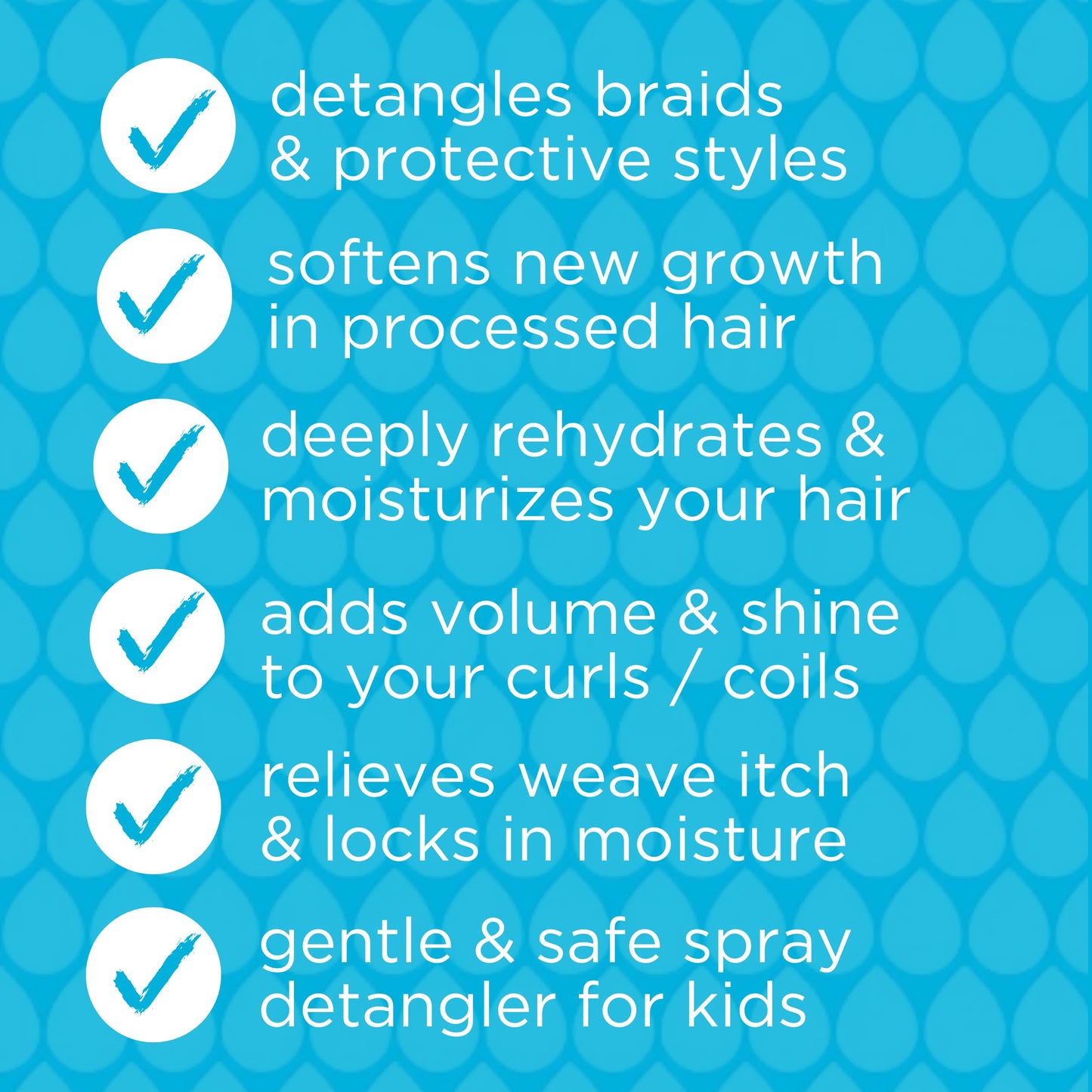 Naturaz Rehydrating Mist Detangler Spray – Leave-In Conditioner with Aloe Vera for Dry, Curly, Coily, Matted or Damaged Hair – Moisturizing, Vegan Formula for Women, Men & Kids – 8 fl oz