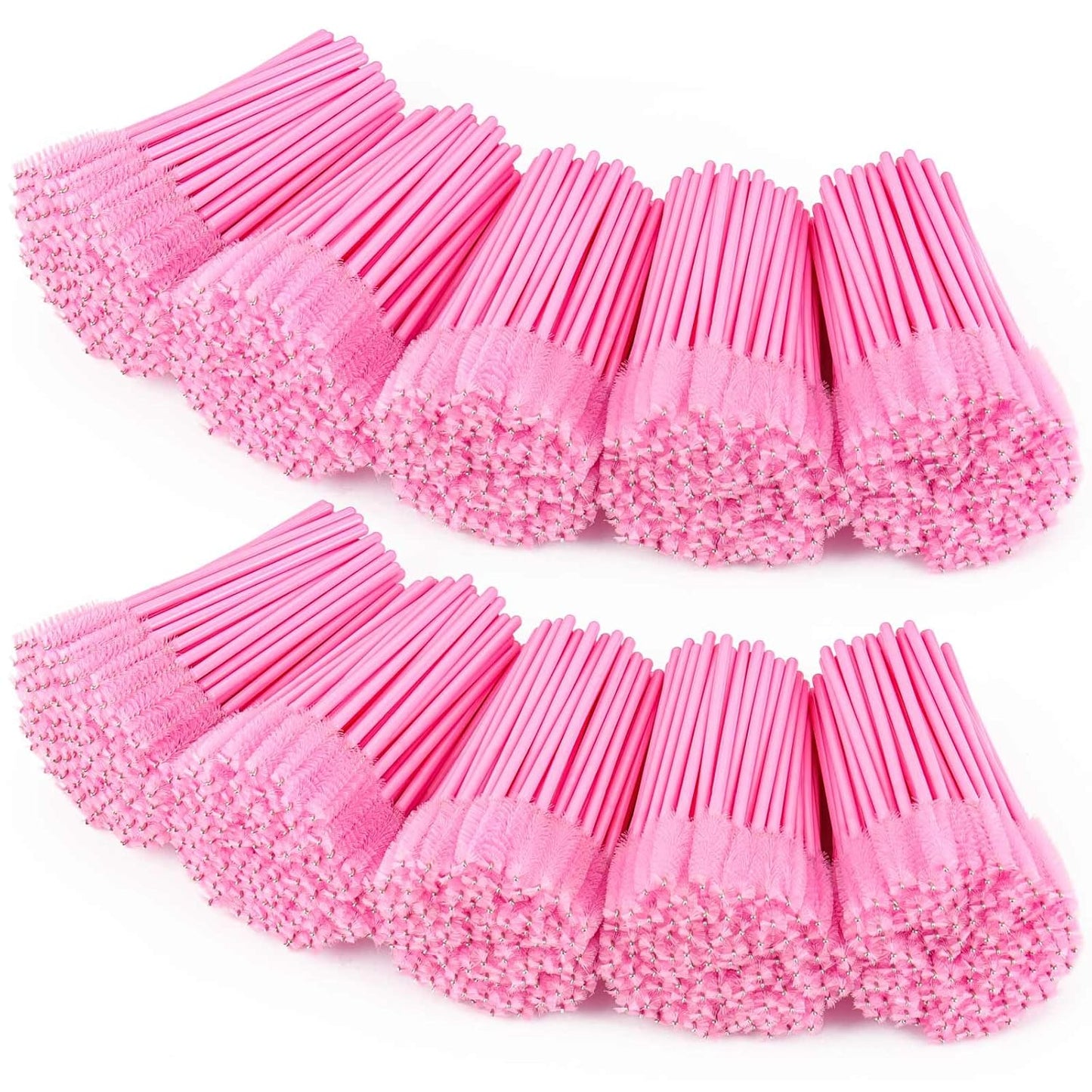 Disposable Mascara Wands - 1000 Colorful Eyelash Brushes & Spoolies for Extensions