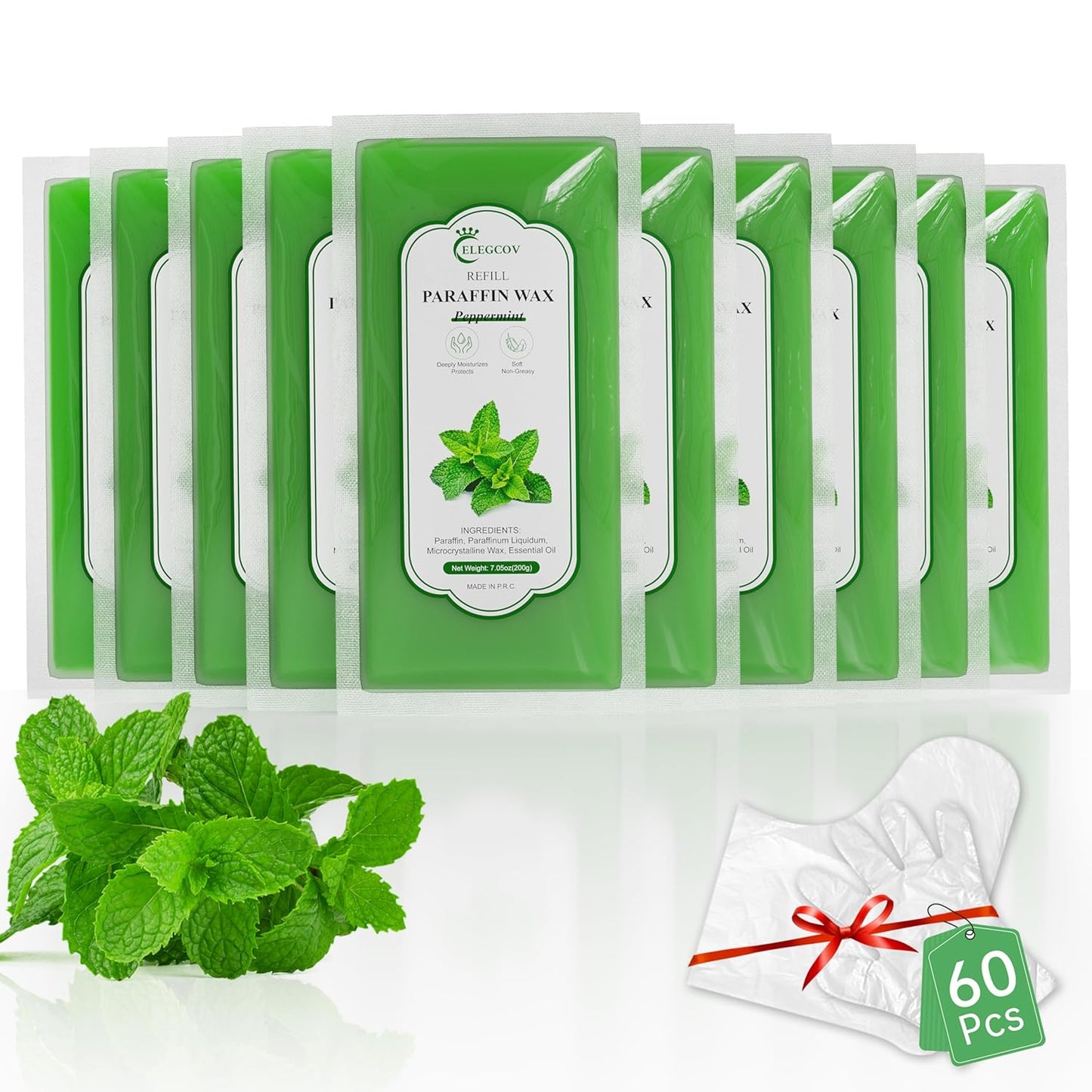 Lavender Scented Paraffin Wax Refills - 10 Pack for Hand & Feet Moisturizing Treatment