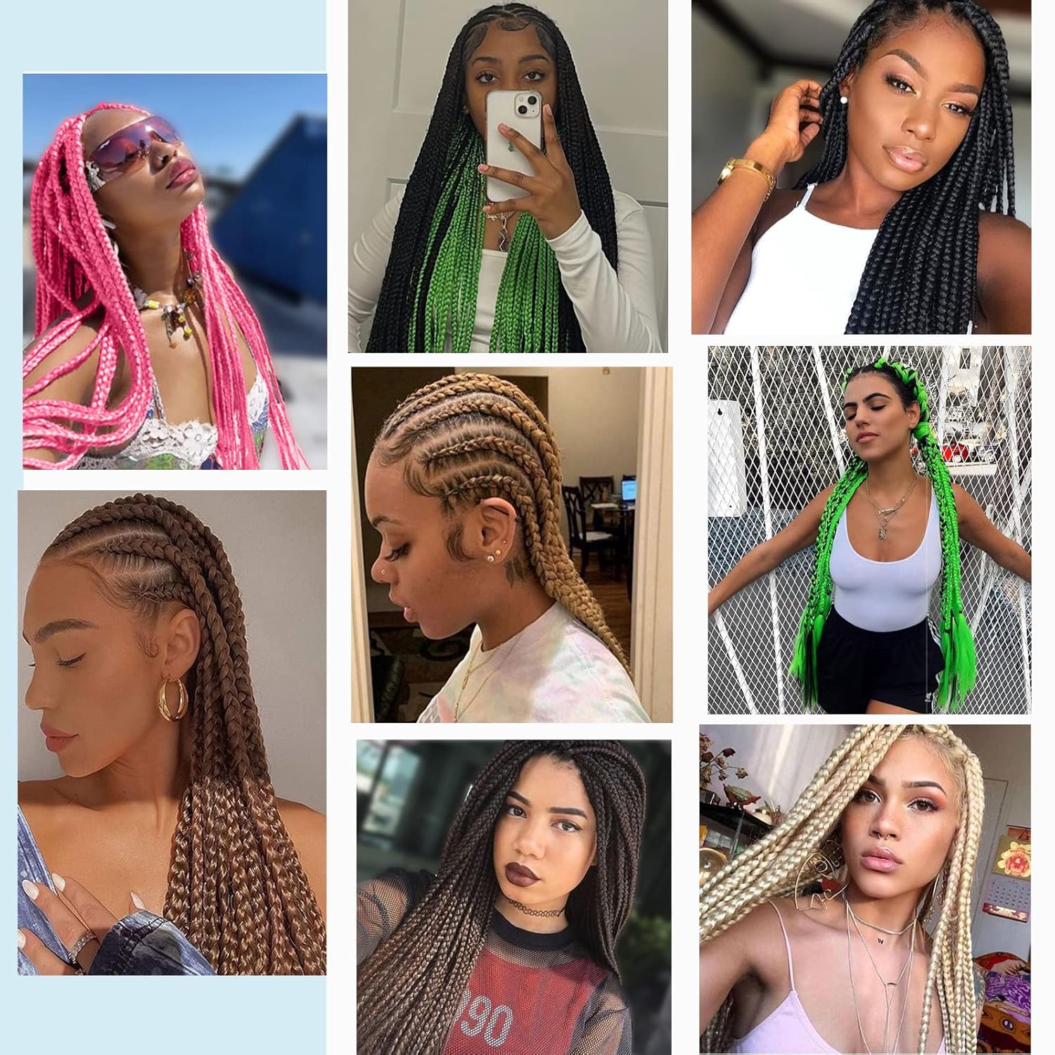 27" Honey Blonde Pre-Stretched Braiding Hair - 26 Inch, 8 Packs, Soft Yaki Extensions