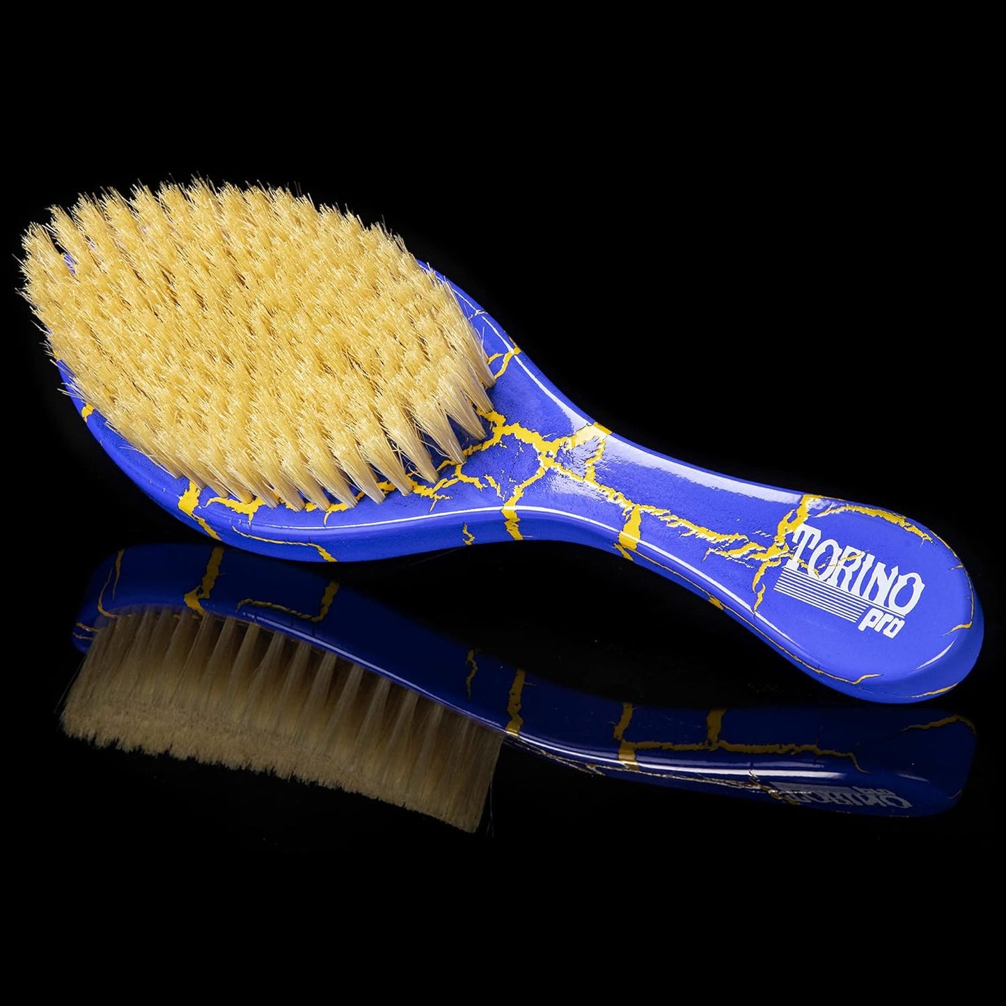 Soft Boar Bristle Curved 360 Wave Brush #131 - Ideal for Laying Down Luxury Waves