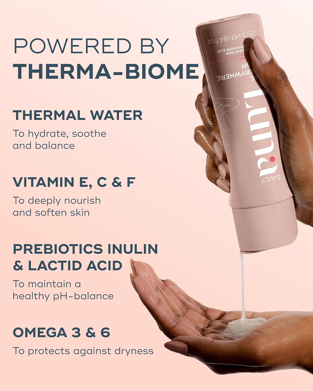 Fragrance-Free Feminine Wash - pH-Balanced Hydrating Cleanser for Sensitive Skin, 250ml