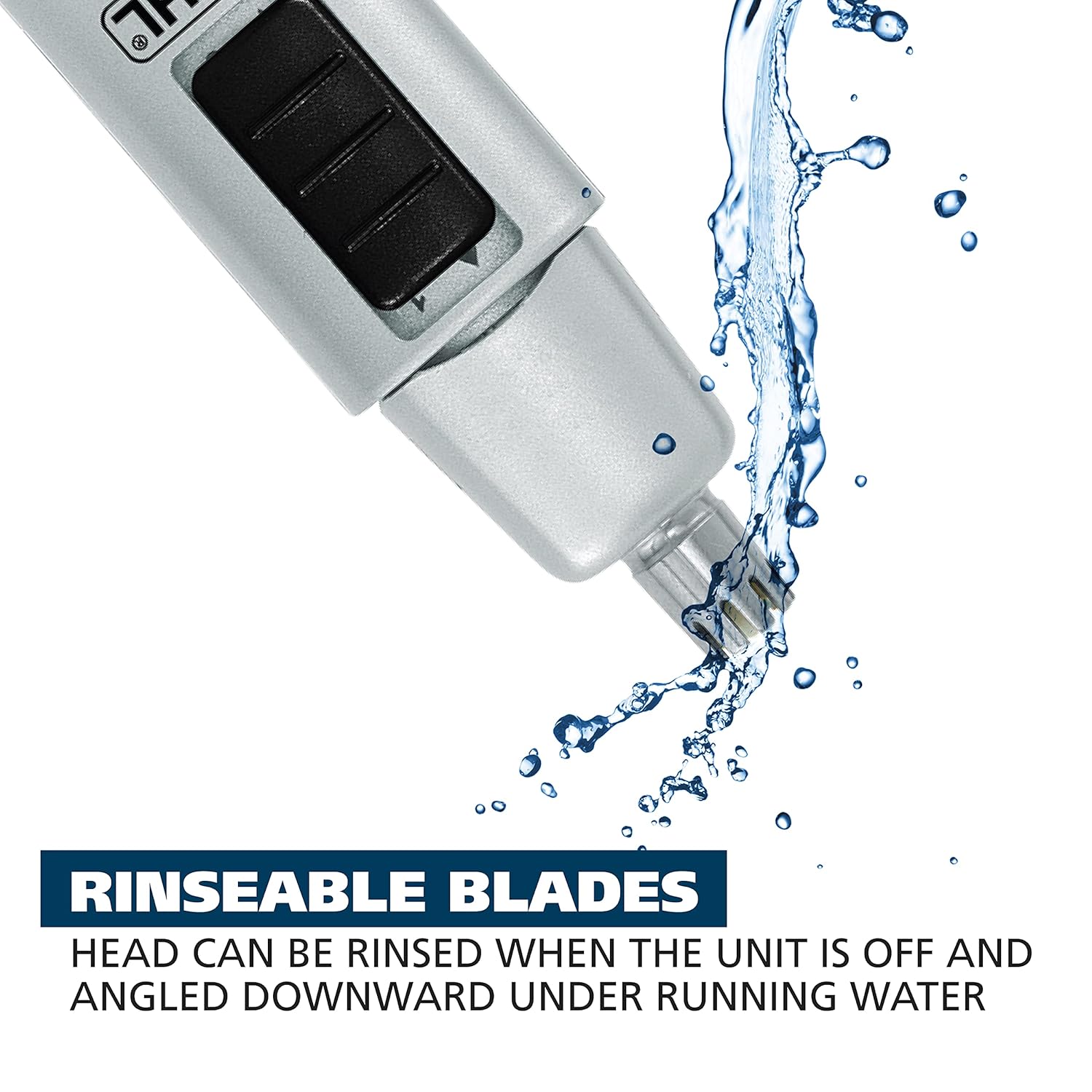 Wahl Beard Trimmer for Men - Battery Operated Grooming Set with Nose & Ear Trimmer - Model 5537-420
