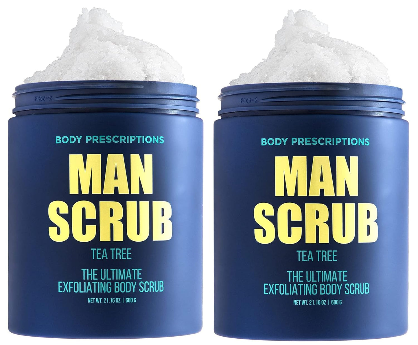 Men’s Charcoal Exfoliating Body Scrub – 21oz Cleansing Wash for All Skin Types