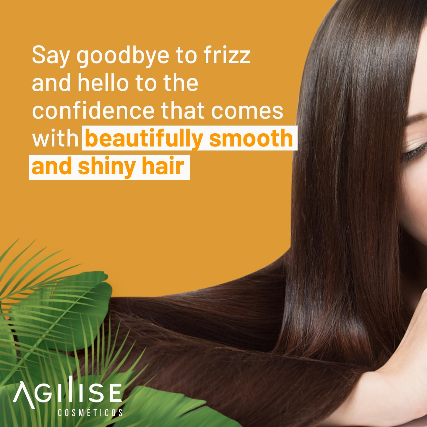 AGILISE UNIKA Hair Straightening Cream, Brazilian Blowout Products, Formaldehyde-Free Hair Straightener Cream, Smoothing for Straight Hair, Straightening Hair Products, Ojon Oil - 33.8 fl oz / 1L