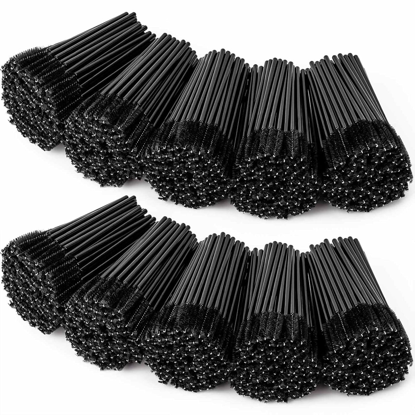Disposable Mascara Wands - 1000 Colorful Eyelash Brushes & Spoolies for Extensions