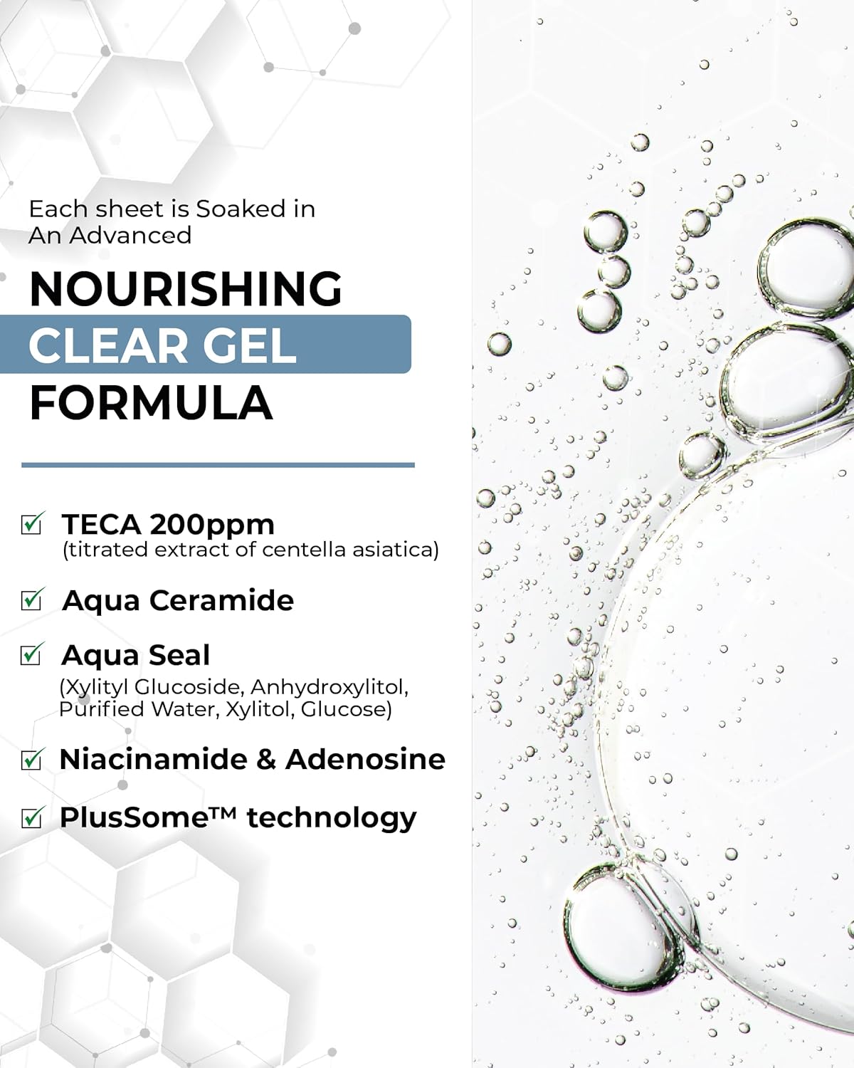 Madeca Mask 24 Pack - Wrinkle Revitalizing Face Sheet Masks with Centella Asiatica & Niacinamide for Skin Elasticity & Instant Lift