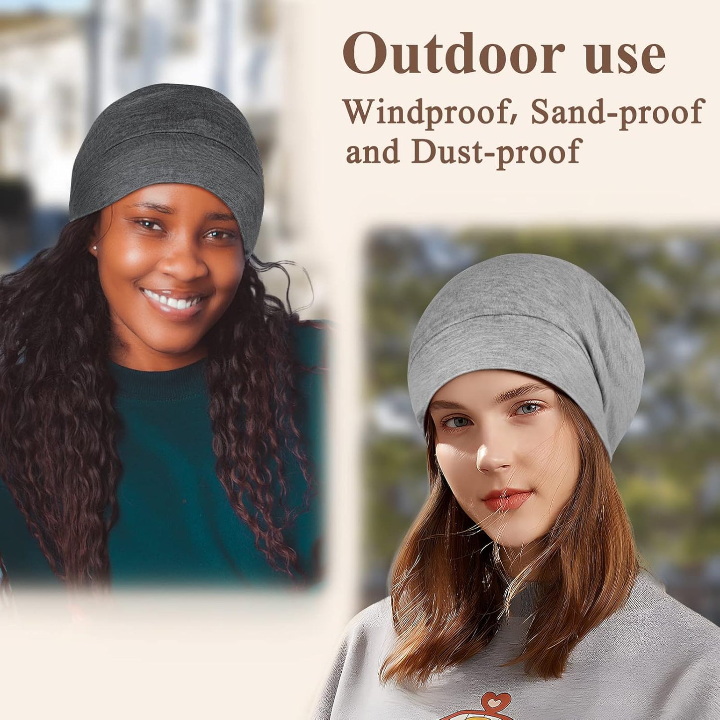 100% Silk Dreadlock Cap & Bonnet for Sleeping - Extra Large Hair Cover for Men & Women