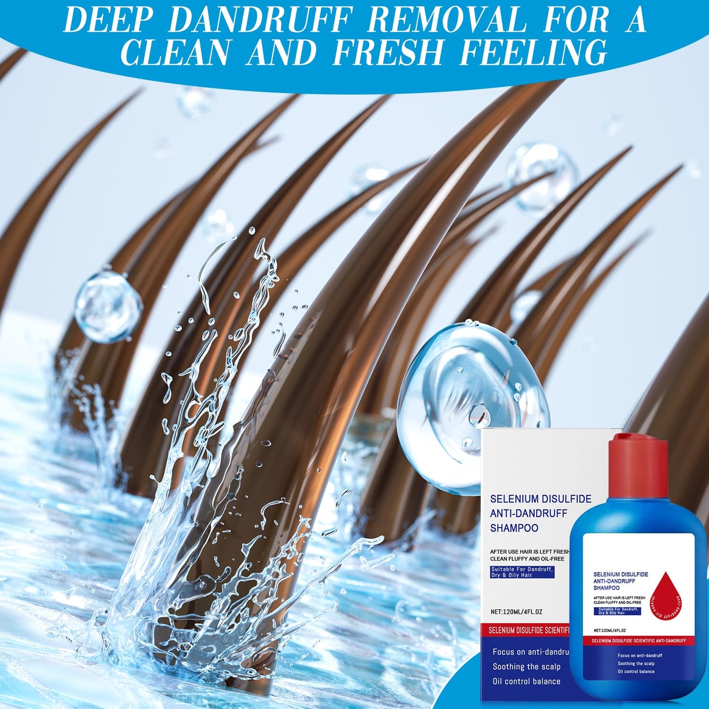 Nipori Shampoo,Nipori Oil Control Refreshing Anti-Dandruff Cleansing Shampoo,Anti Hair Loss for Men and Women