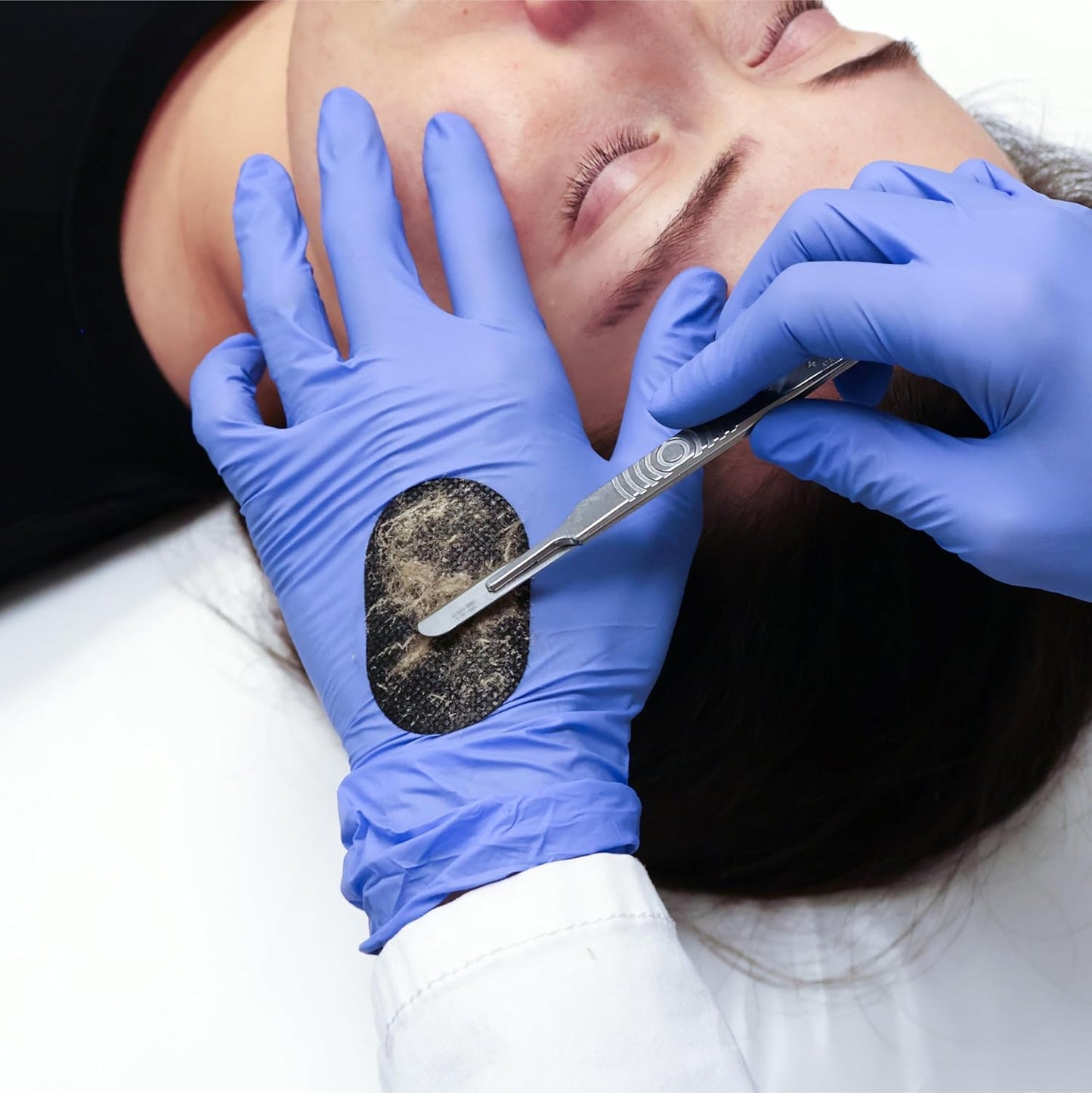 Premium Dermaplaning DermaPad - Professional Blade Wiping Pad for Estheticians