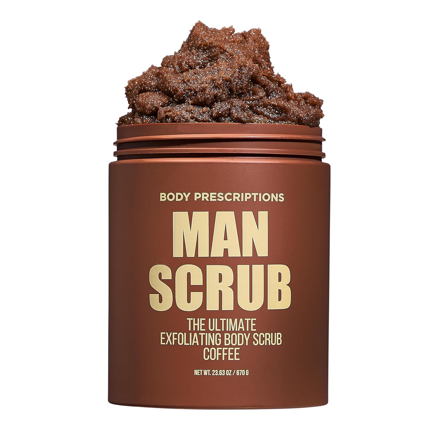 Men’s Charcoal Exfoliating Body Scrub – 21oz Cleansing Wash for All Skin Types