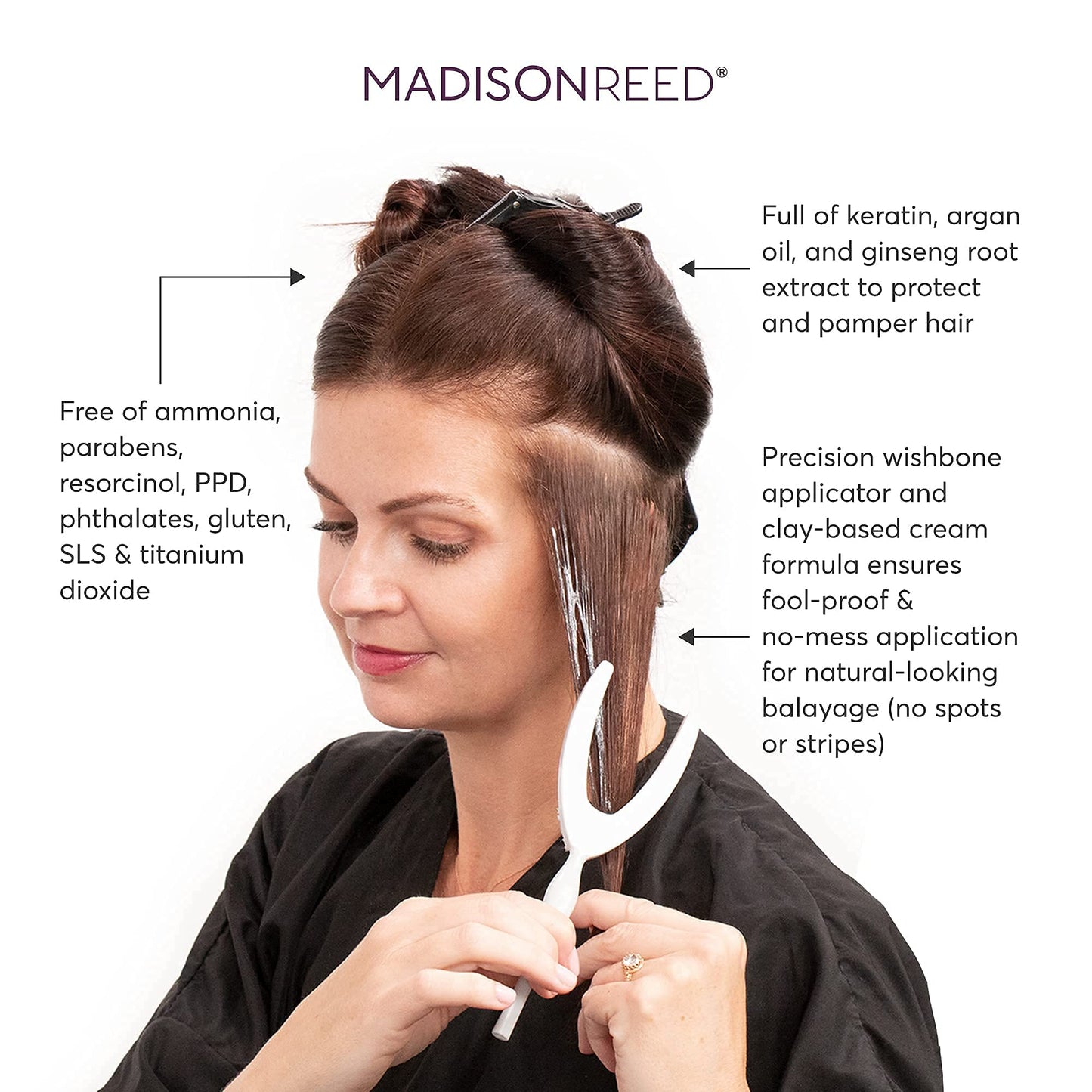 Madison Reed Light Works Balayage Highlighting Kit, Creates Natural-Looking Cool Vanilla Highlights (Sorrento - Blonde), Amonia Free, Cruelty Free, 2 Step Process That Lightens & Tones Hair