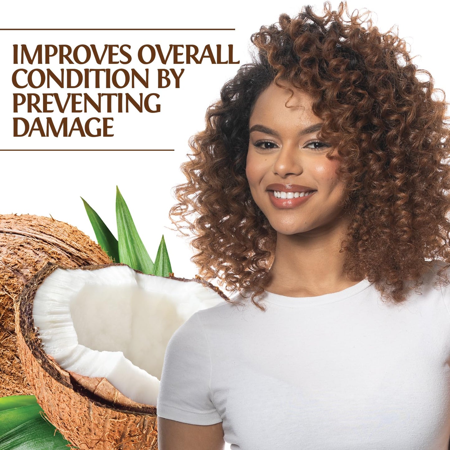 Biosilk Silk Therapy with Natural Coconut Oil Leave-In Treatment, Helps Control Frizz & Flyaways, Sulfate, Paraben & Cruelty-Free, 5.64 Oz