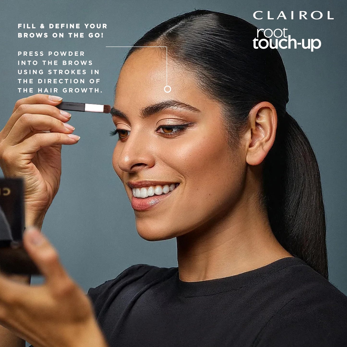 Clairol Root Touch-Up Temporary Concealing Powder, Medium Brown Hair Color, Pack of 1