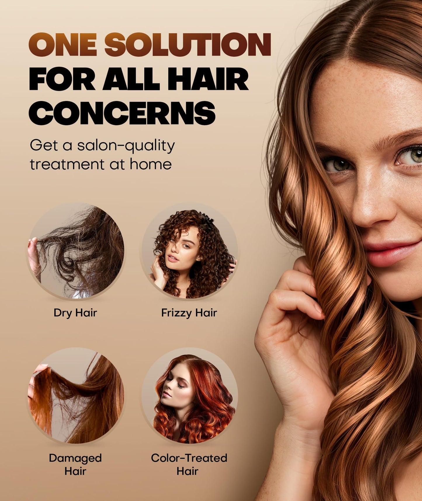 Srripo Collagen Hair Mask for Deep Conditioning, Keratin Hair Treatment with 4 Hydrolyzed Proteins, Moroccan & Avocado Oils Conditioner for Nourish, Calendula Gentian Extracts Care Dry & Damaged Hair