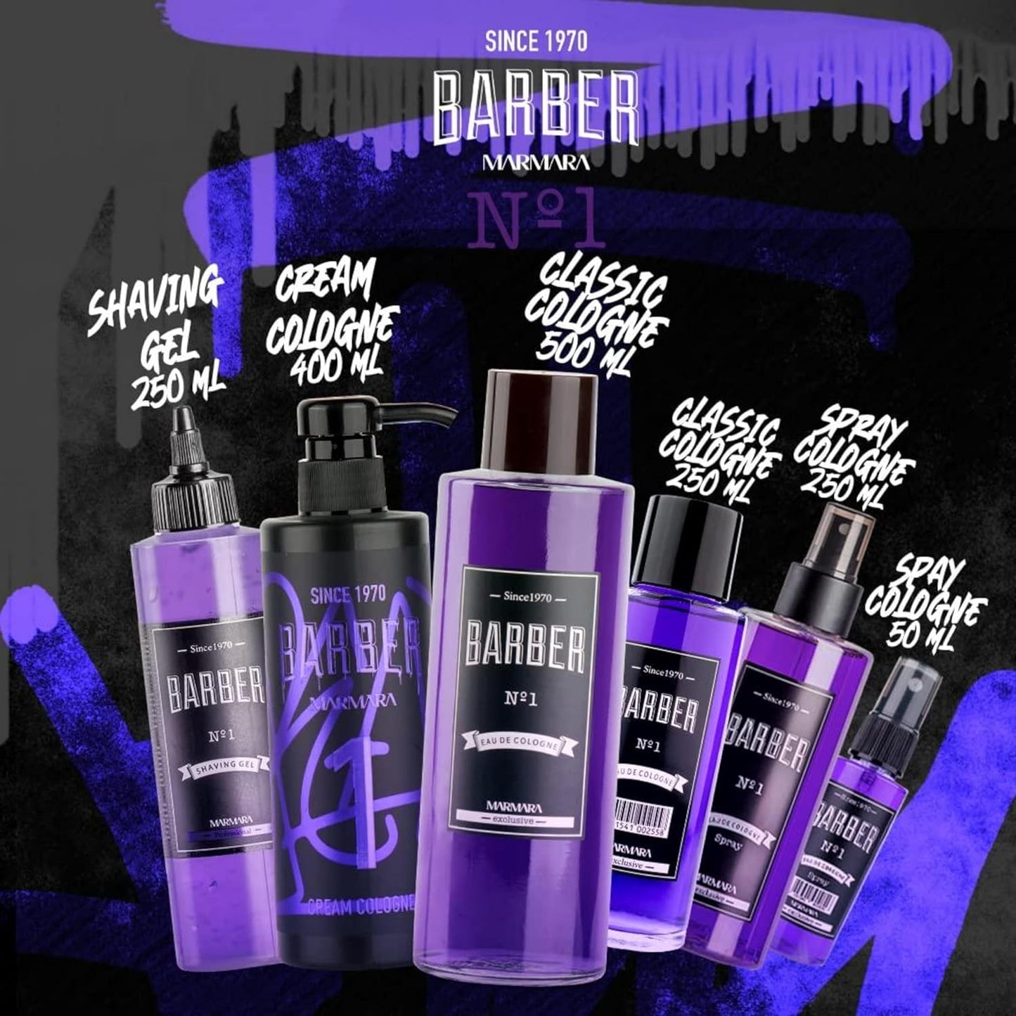 Travel Size Marmara Barber Cologne (50ml) - Ideal for Modern Barbers & Shaving Enthusiasts