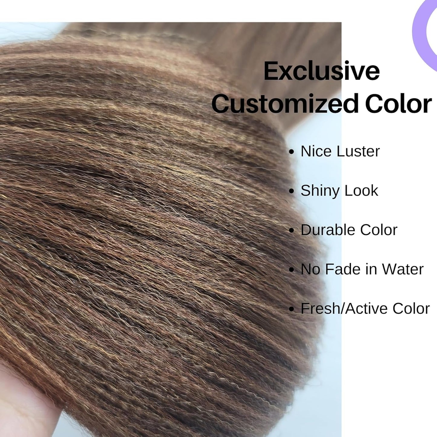 Ash Brown Pre-Stretched Knotless Braiding Hair Extensions - 6 Packs Synthetic Box Braids