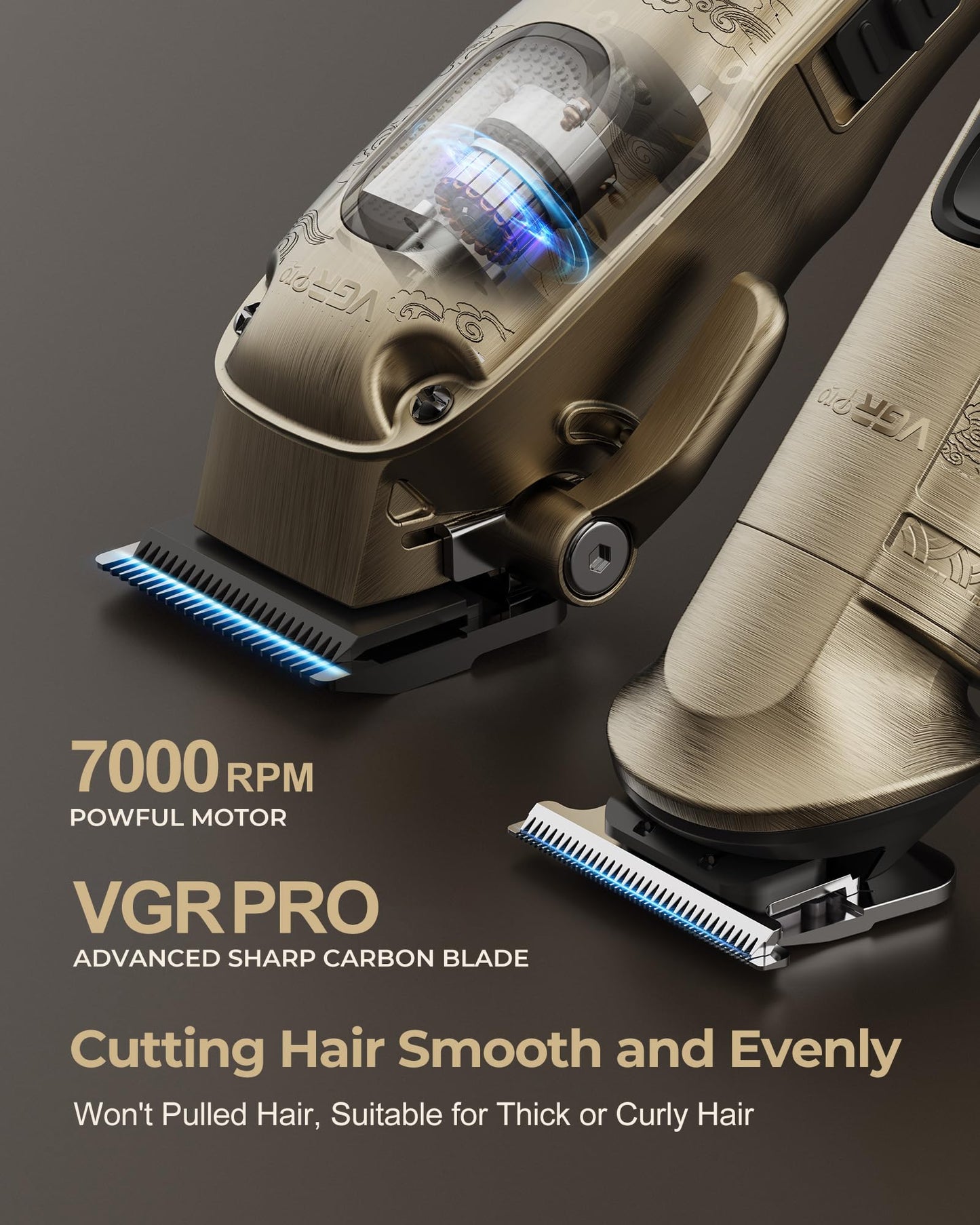 VGRPRO Hair Clippers for Men Professional, Cordless Hair Clippers for Hair Cutting, Mens Clippers and Trimmers Set, Electric Hair Trimmer for Men with Package Box