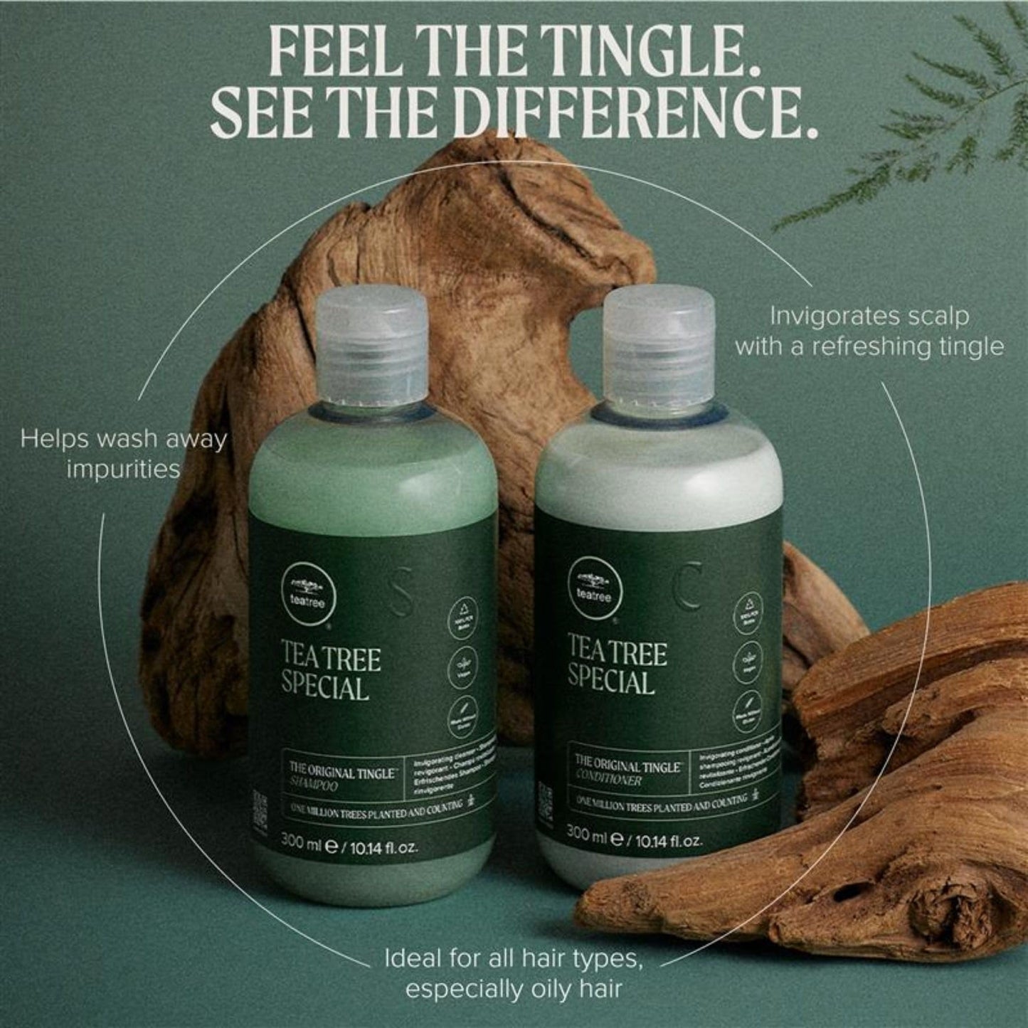 Tea Tree Special Conditioner, Detangles, Smooths + Softens, For All Hair Types, 33.8 fl. oz.
